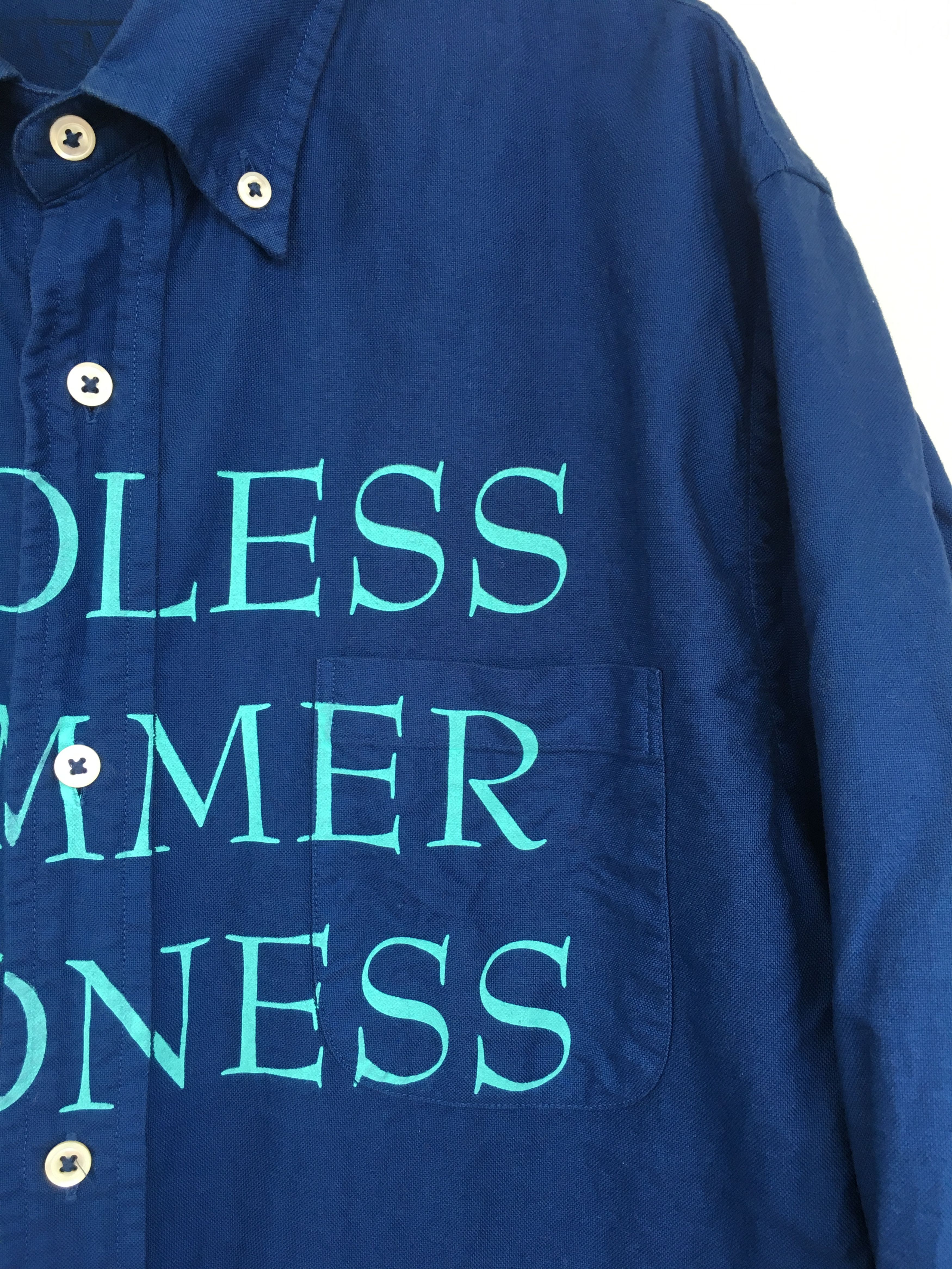 Japanese Brand “ Endless Summer Madness” blue shirt Size US L / EU 52-54 / 3 - 4 Thumbnail