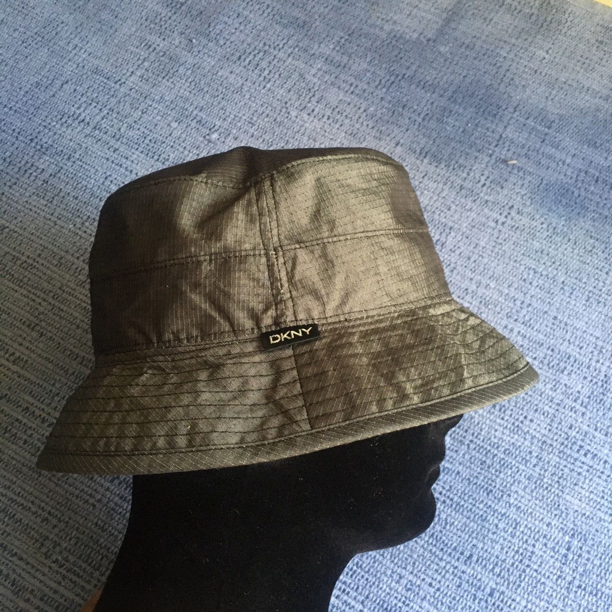 silver grey bucket hat