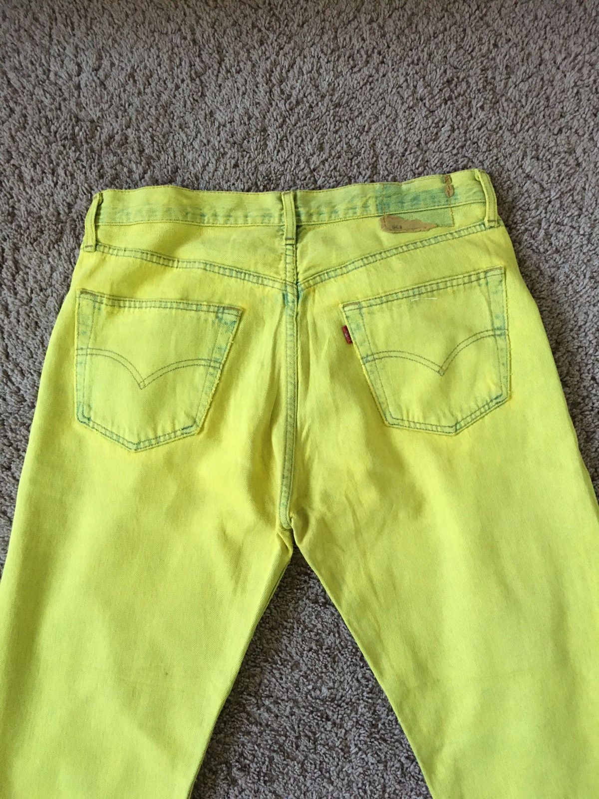 Levi's vintage yellow dyed jeans Size US 34 / EU 50 - 5 Thumbnail