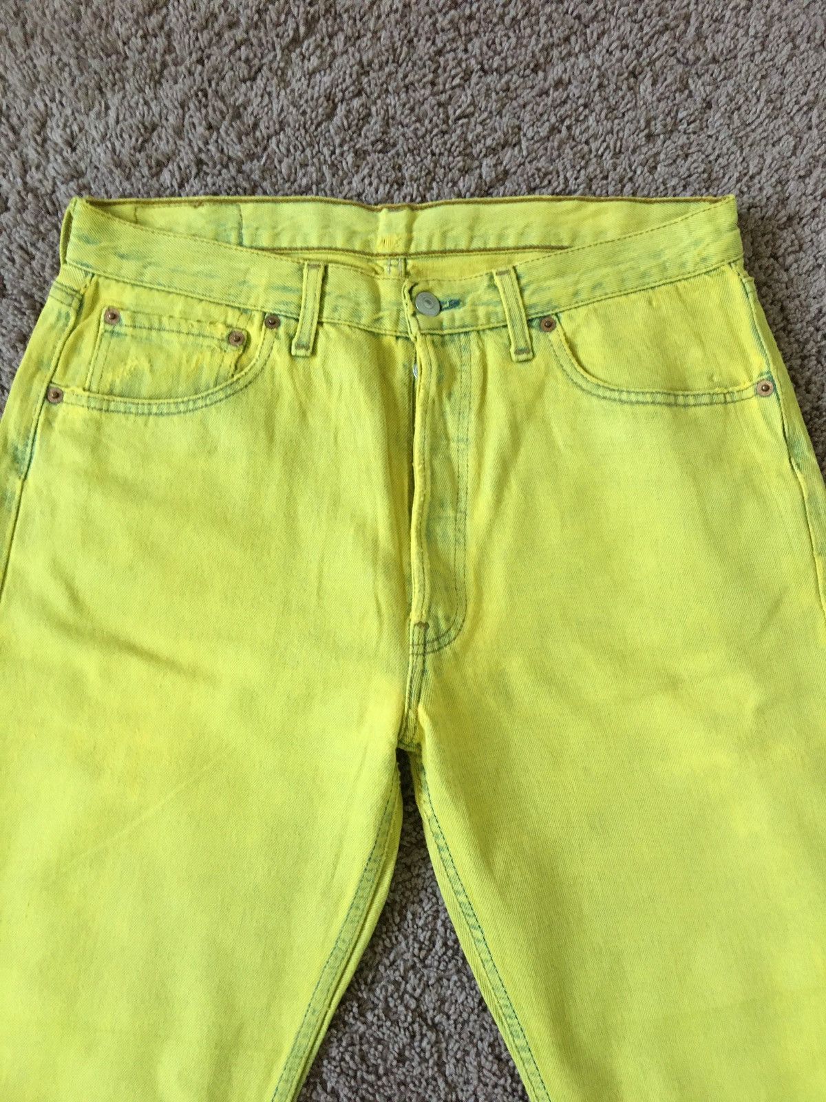 Levi's vintage yellow dyed jeans Size US 34 / EU 50 - 2 Thumbnail