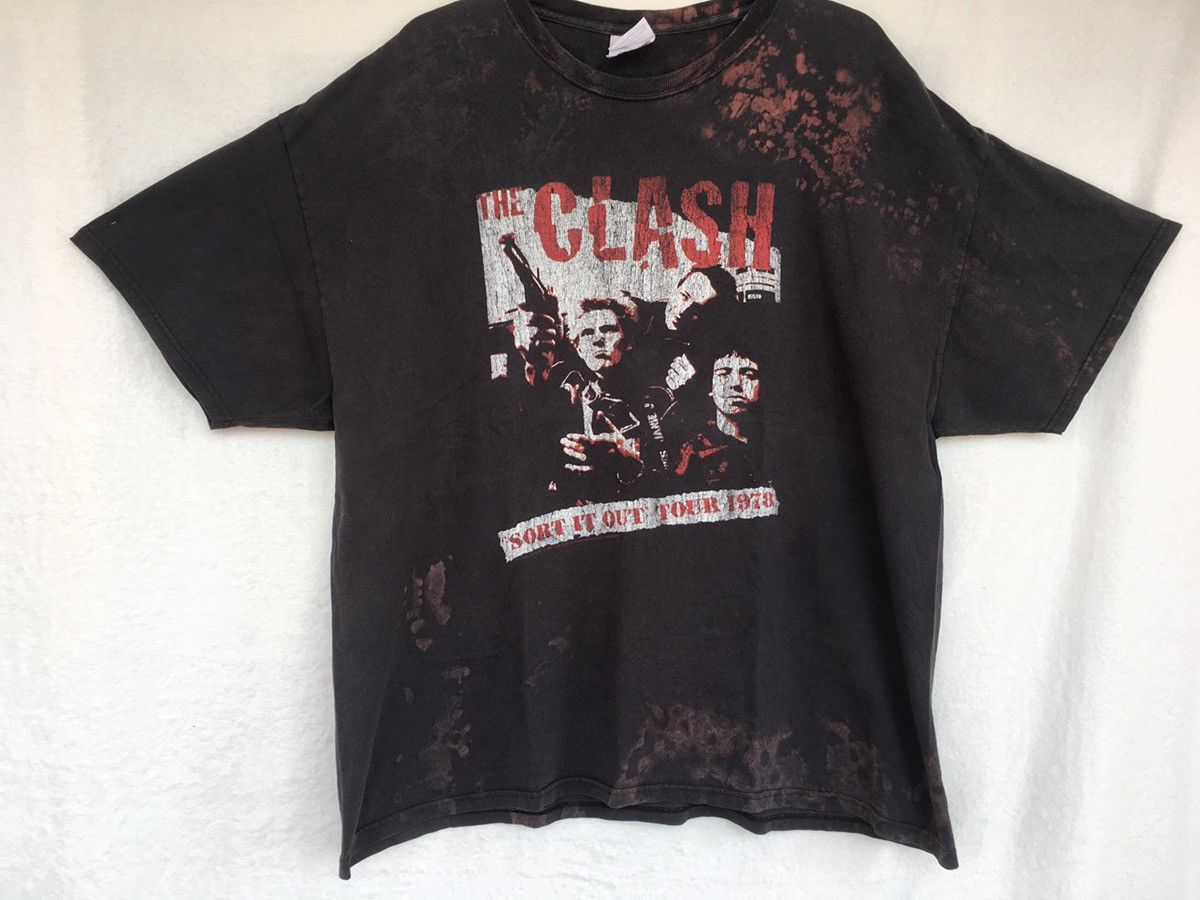 Image of Band Tees x Vintage The Clash in Black, Men's (Size 2XL)