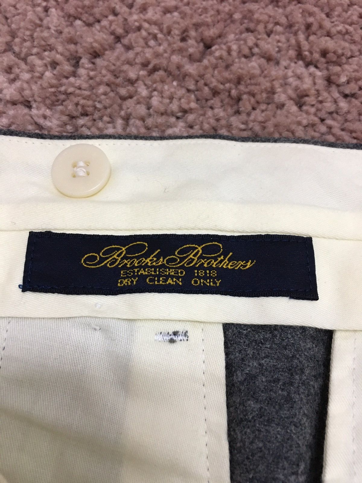 Vintage gray wool pant Size US 32 / EU 48 - 4 Thumbnail
