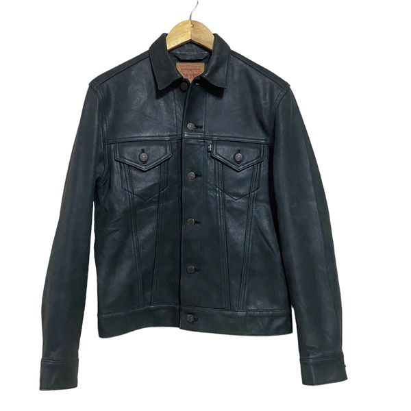 Supreme FW2011 Levis X Supreme Leather Trucker Jacket | Grailed