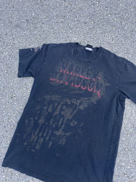 Vintage Vintage Boxy Faded 90s Harley Davidson ‘Live To Ride’ Tee | Grailed