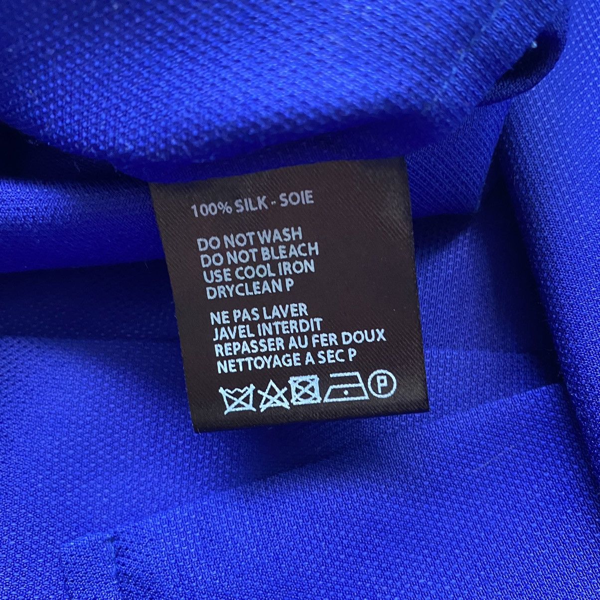 Haider Ackermann Haider Ackermann Oversize Blue Silk Kimono Shirt Size US XS / EU 42 / 0 - 5 Thumbnail