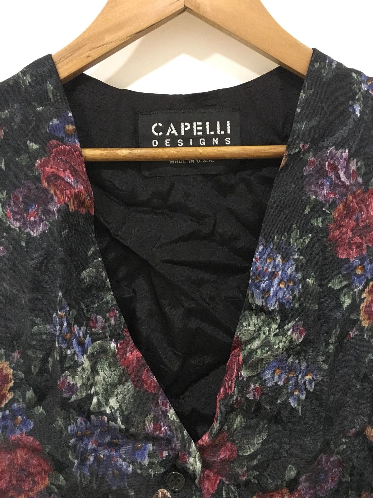 Vintage capelli flora vest Size US M / EU 48-50 / 2 - 2 Thumbnail