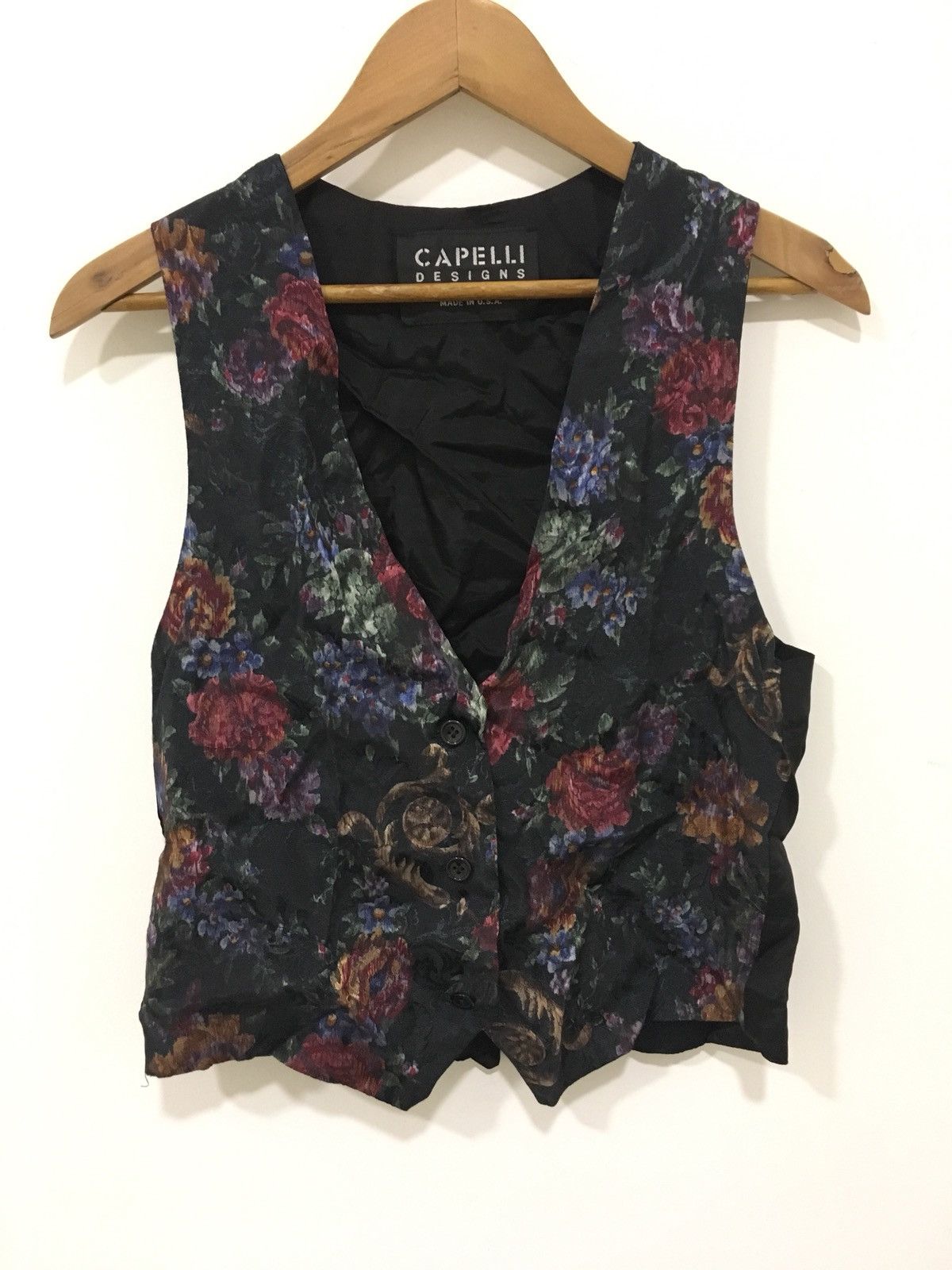Vintage capelli flora vest Size US M / EU 48-50 / 2 - 1 Thumbnail