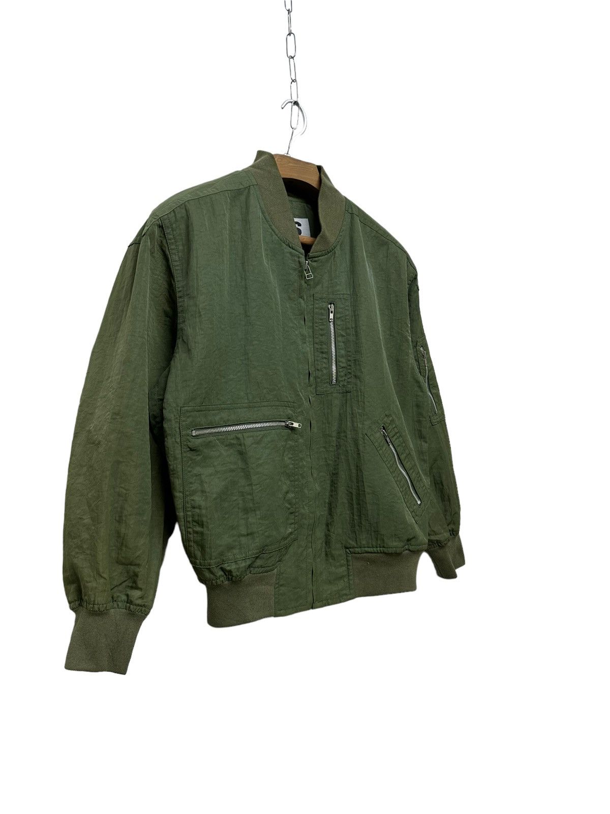 Issey Miyake Issey Miyake IS Bomber Jacket Big Logo Size US M / EU 48-50 / 2 - 4 Thumbnail