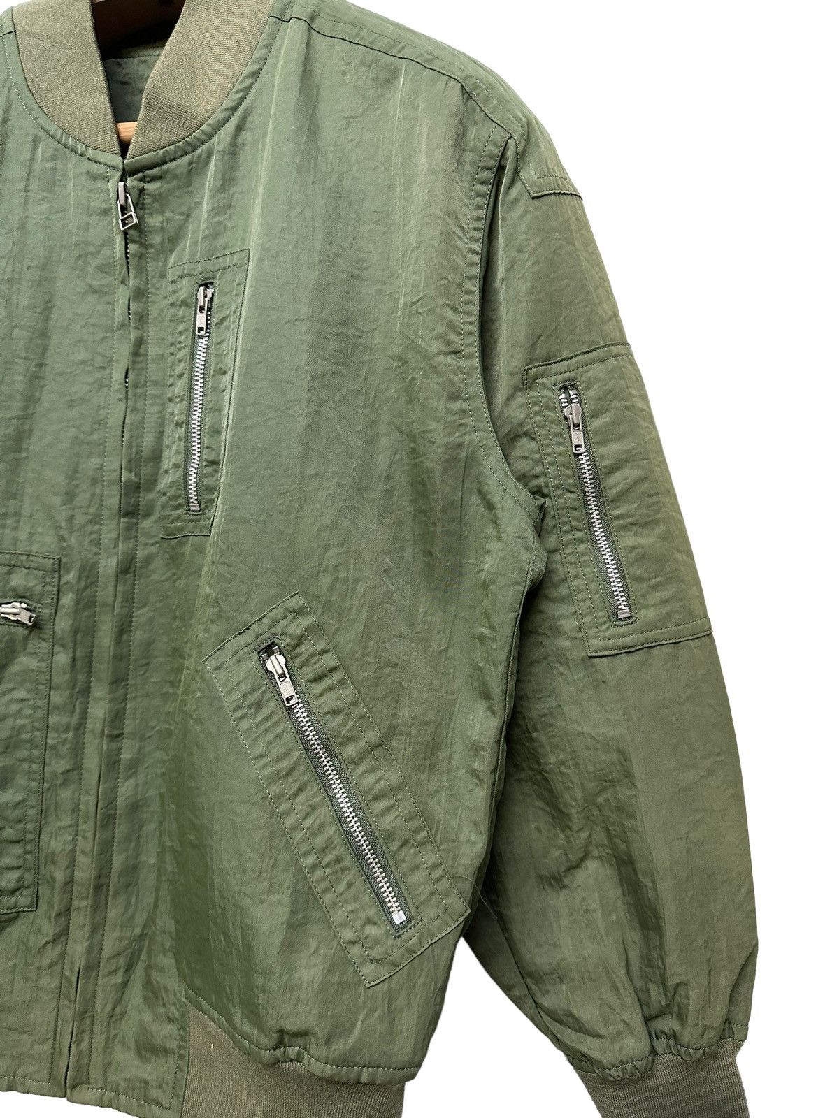 Issey Miyake Issey Miyake IS Bomber Jacket Big Logo Size US M / EU 48-50 / 2 - 5 Thumbnail