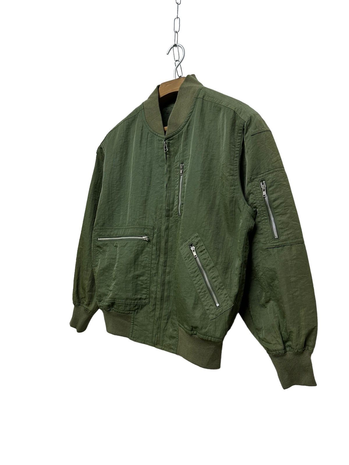 Issey Miyake Issey Miyake IS Bomber Jacket Big Logo Size US M / EU 48-50 / 2 - 3 Thumbnail