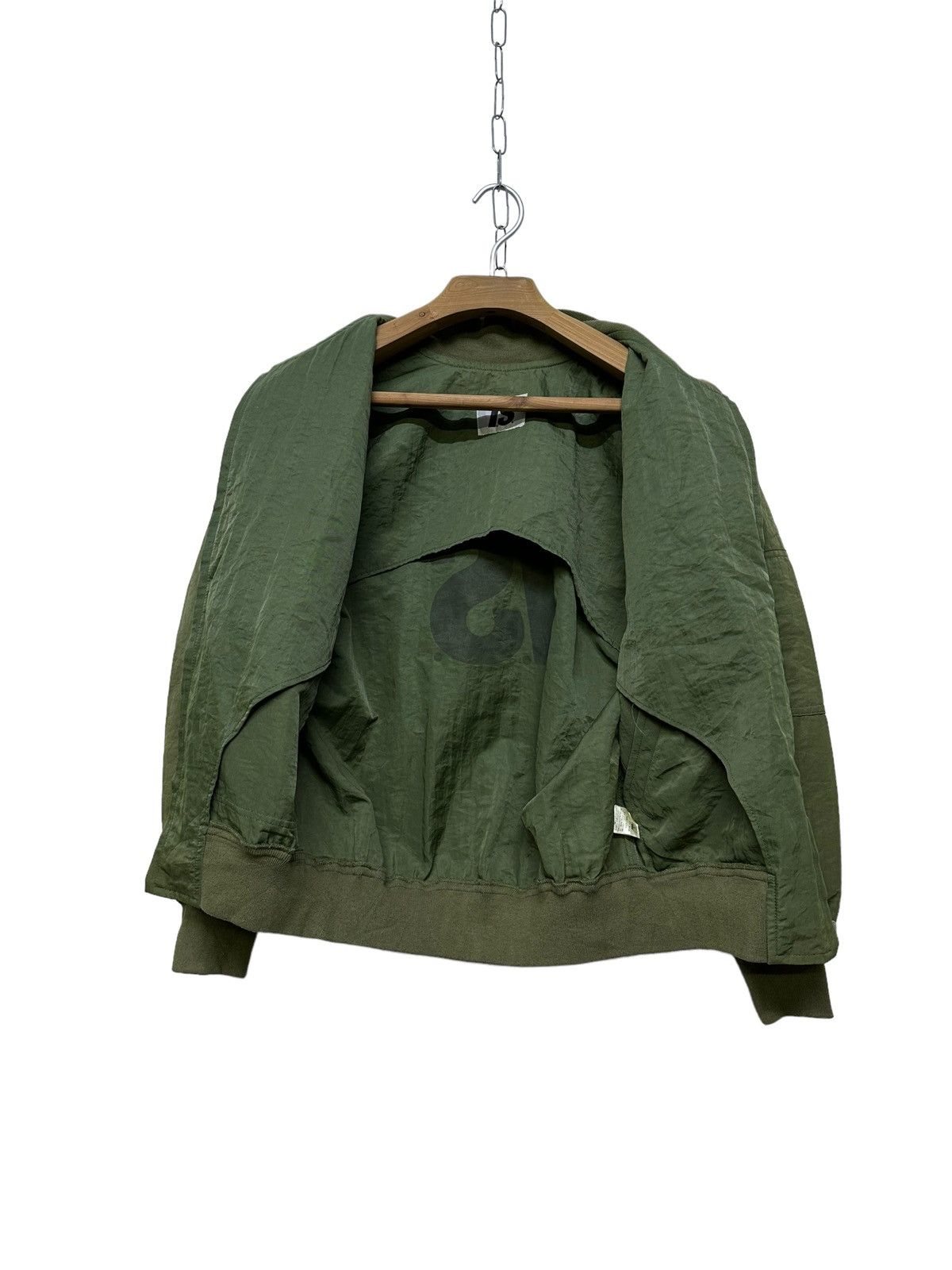 Issey Miyake Issey Miyake IS Bomber Jacket Big Logo Size US M / EU 48-50 / 2 - 7 Thumbnail