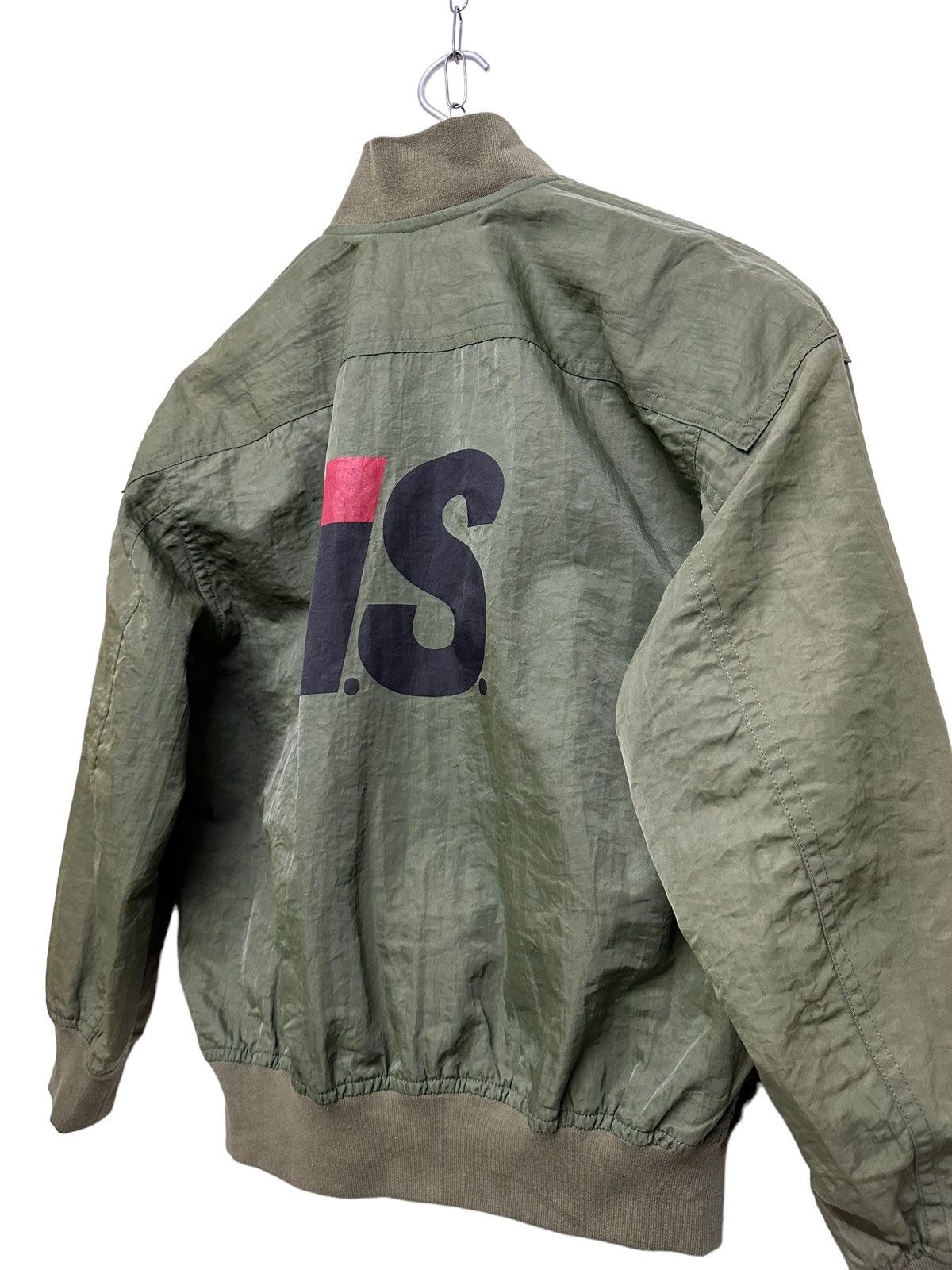 Issey Miyake Issey Miyake IS Bomber Jacket Big Logo Size US M / EU 48-50 / 2 - 8 Thumbnail