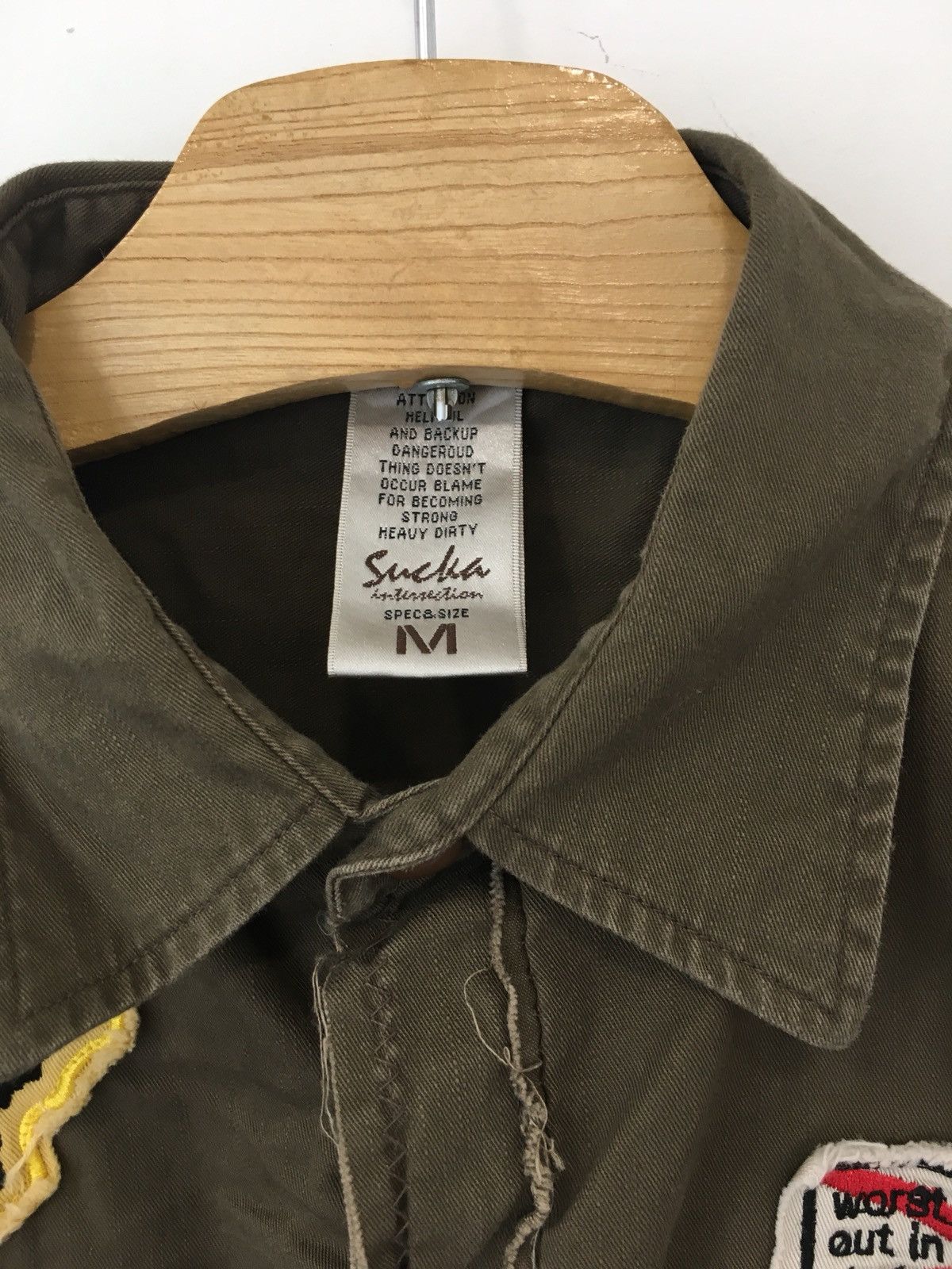 Japanese Brand patches shirt Size US M / EU 48-50 / 2 - 3 Thumbnail