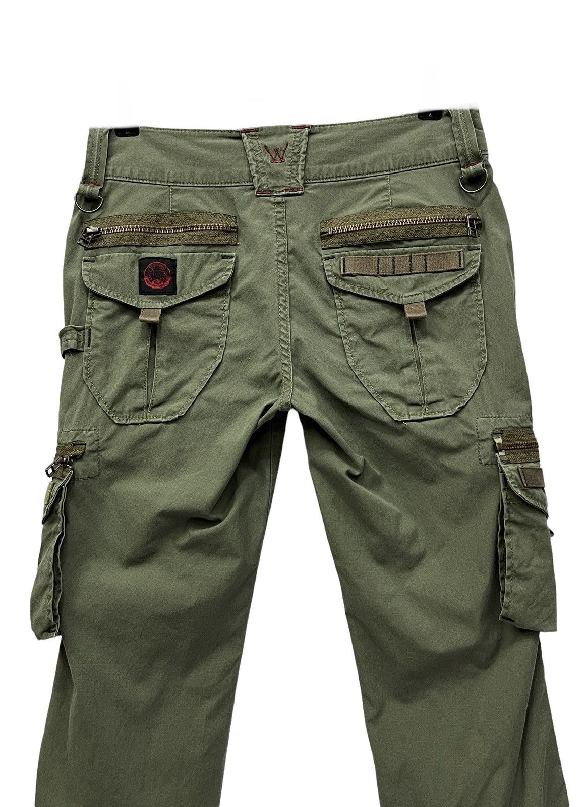 Edwin EDWIN Green Army Tactical Military Style Cargo Pocket Flare Size US 27 - 9 Thumbnail