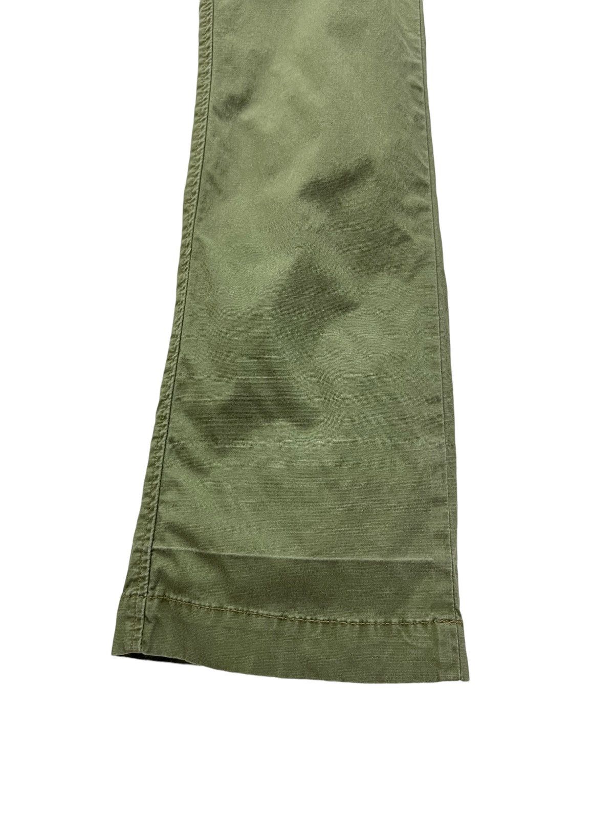 Edwin EDWIN Green Army Tactical Military Style Cargo Pocket Flare Size US 27 - 6 Thumbnail