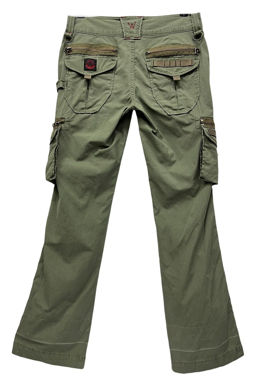 Edwin EDWIN Green Army Tactical Military Style Cargo Pocket Flare Size US 27 - 8 Thumbnail