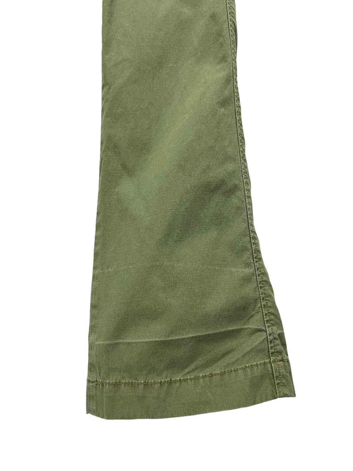 Edwin EDWIN Green Army Tactical Military Style Cargo Pocket Flare Size US 27 - 7 Thumbnail