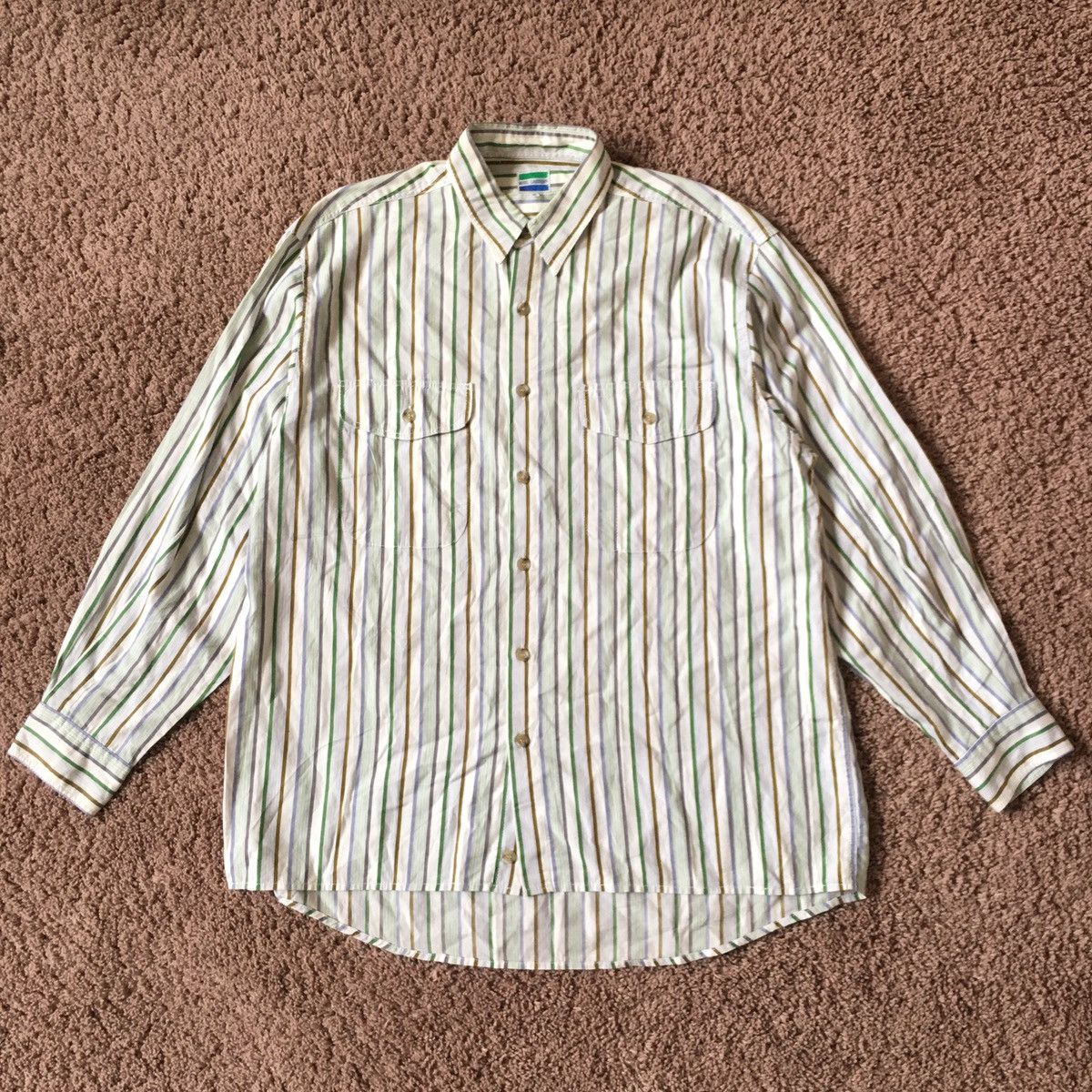 Nigel Cabourn vintage striped shirt (s) Size US M / EU 48-50 / 2 - 1 Thumbnail