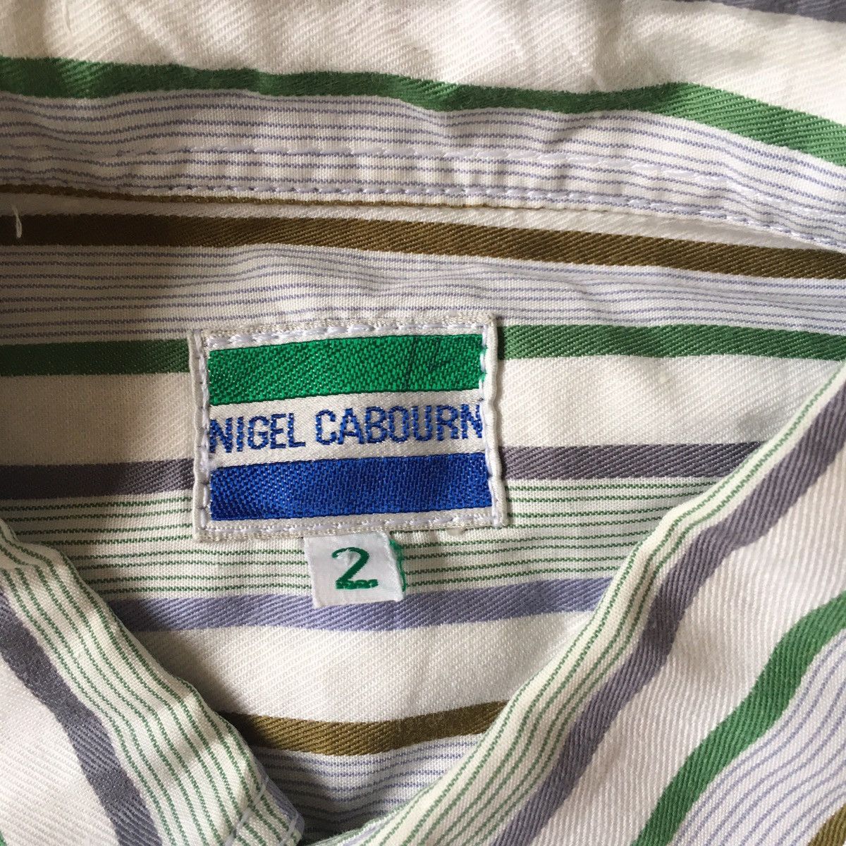 Nigel Cabourn vintage striped shirt (s) Size US M / EU 48-50 / 2 - 2 Thumbnail