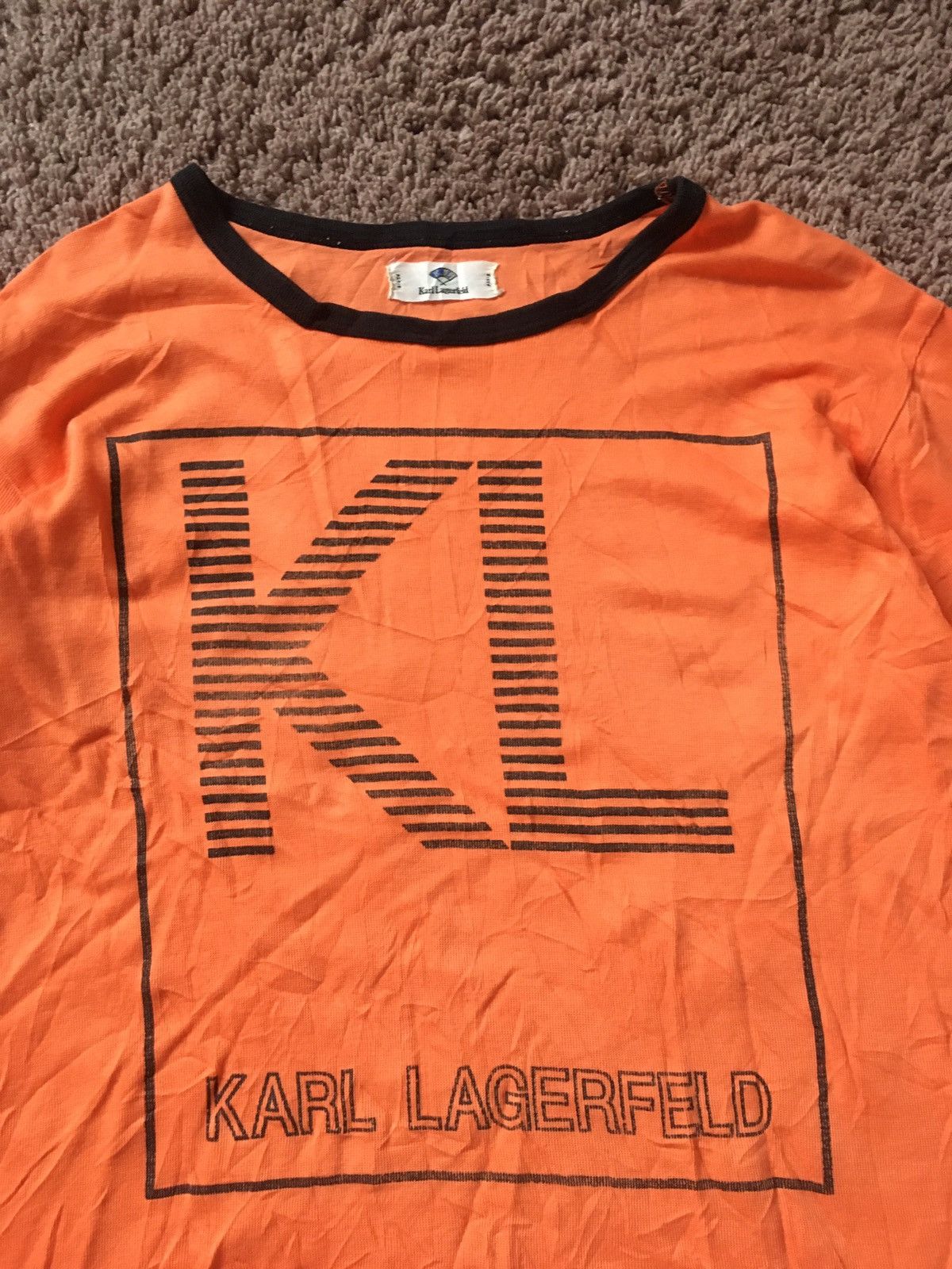 Karl Lagerfeld logo tee Size US M / EU 48-50 / 2 - 2 Thumbnail