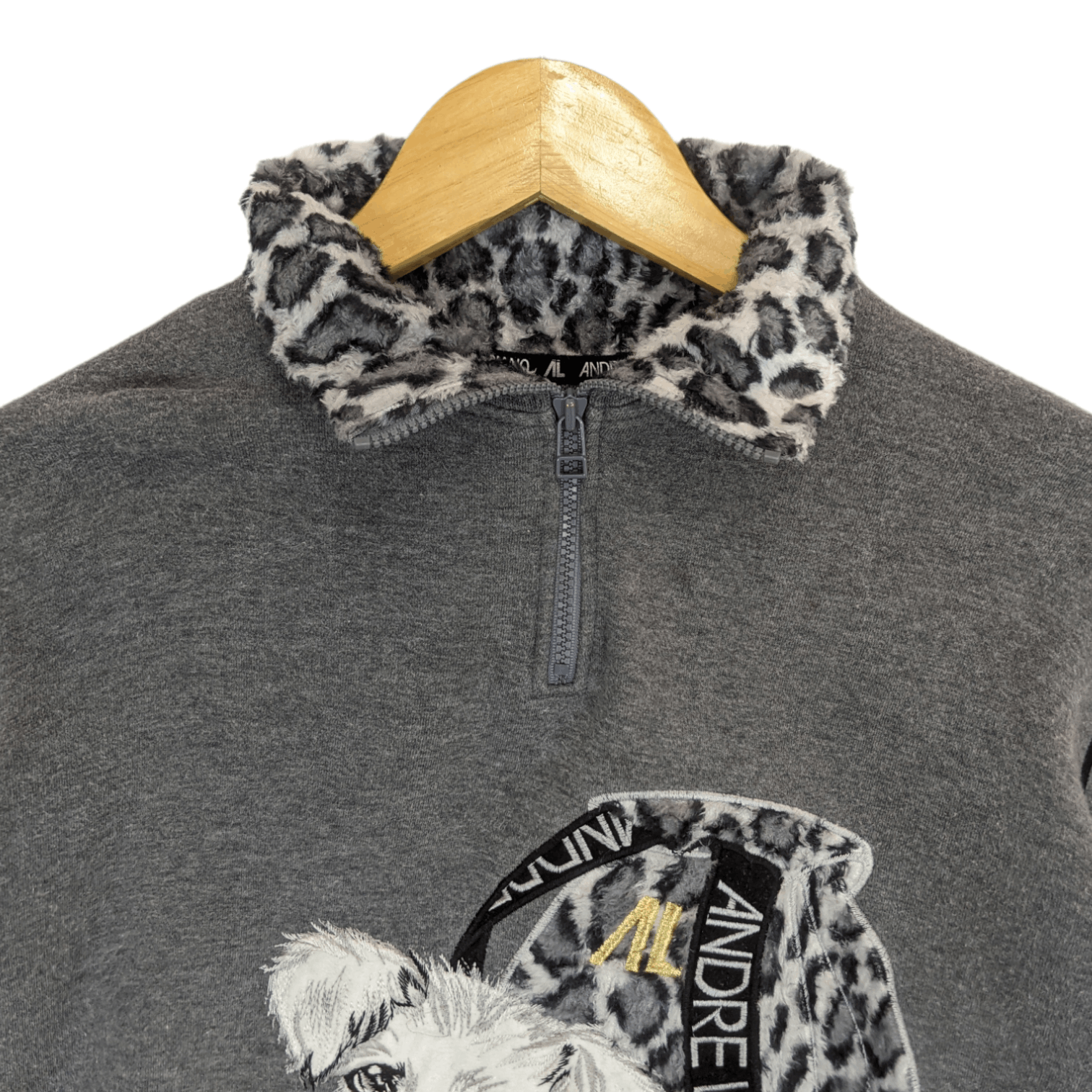 Andreluciano ANDRE LUCIANO Cute Dog Image Jumper Sweatshirt Size L / US 10 / IT 46 - 4 Thumbnail