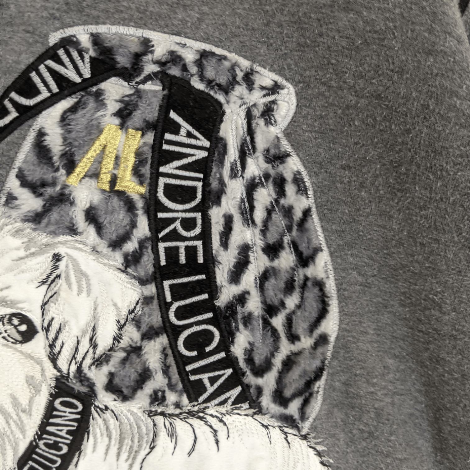 Andreluciano ANDRE LUCIANO Cute Dog Image Jumper Sweatshirt Size L / US 10 / IT 46 - 6 Thumbnail
