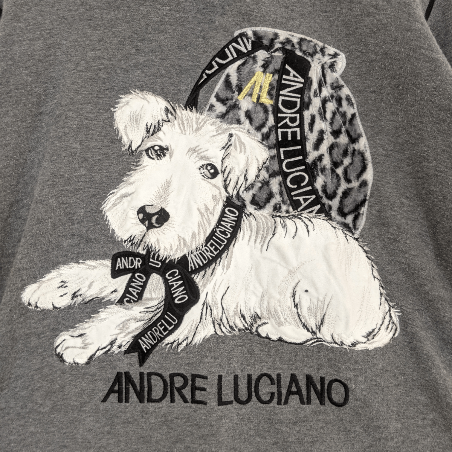 Andreluciano ANDRE LUCIANO Cute Dog Image Jumper Sweatshirt Size L / US 10 / IT 46 - 5 Thumbnail