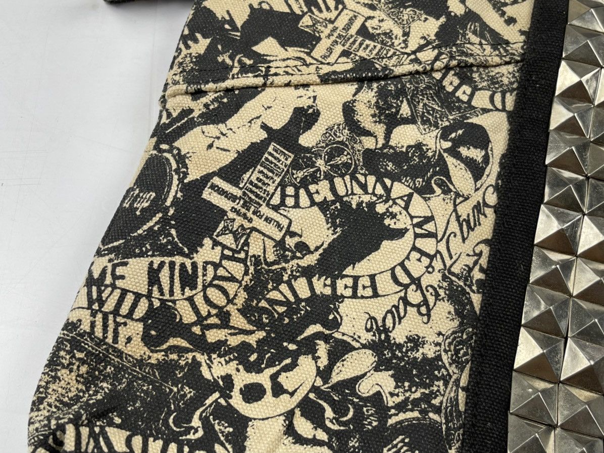 Japanese Brand × Seditionaries punk style spiked full print tote bag t1 Size ONE SIZE - 11 Thumbnail