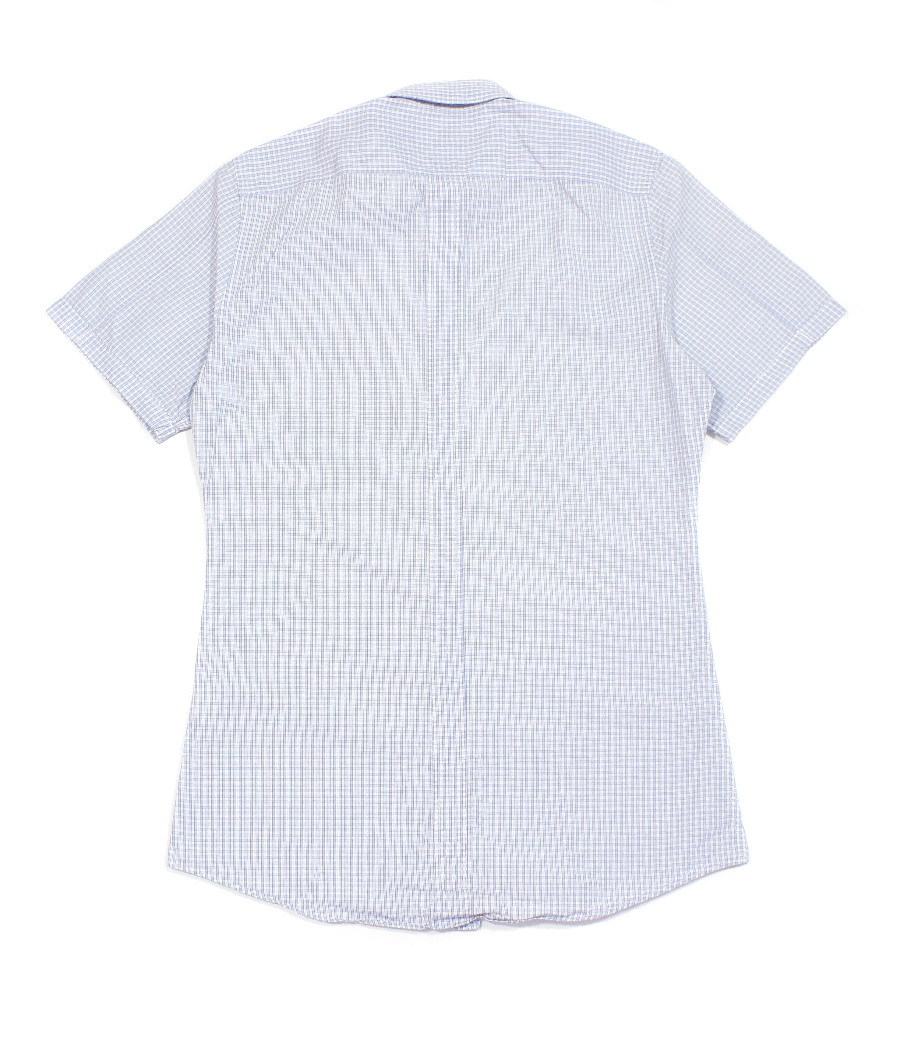 Gucci 90S Plaid Shortsleeve Dress Shirt Vintage Size US M / EU 48-50 / 2 - 2 Thumbnail
