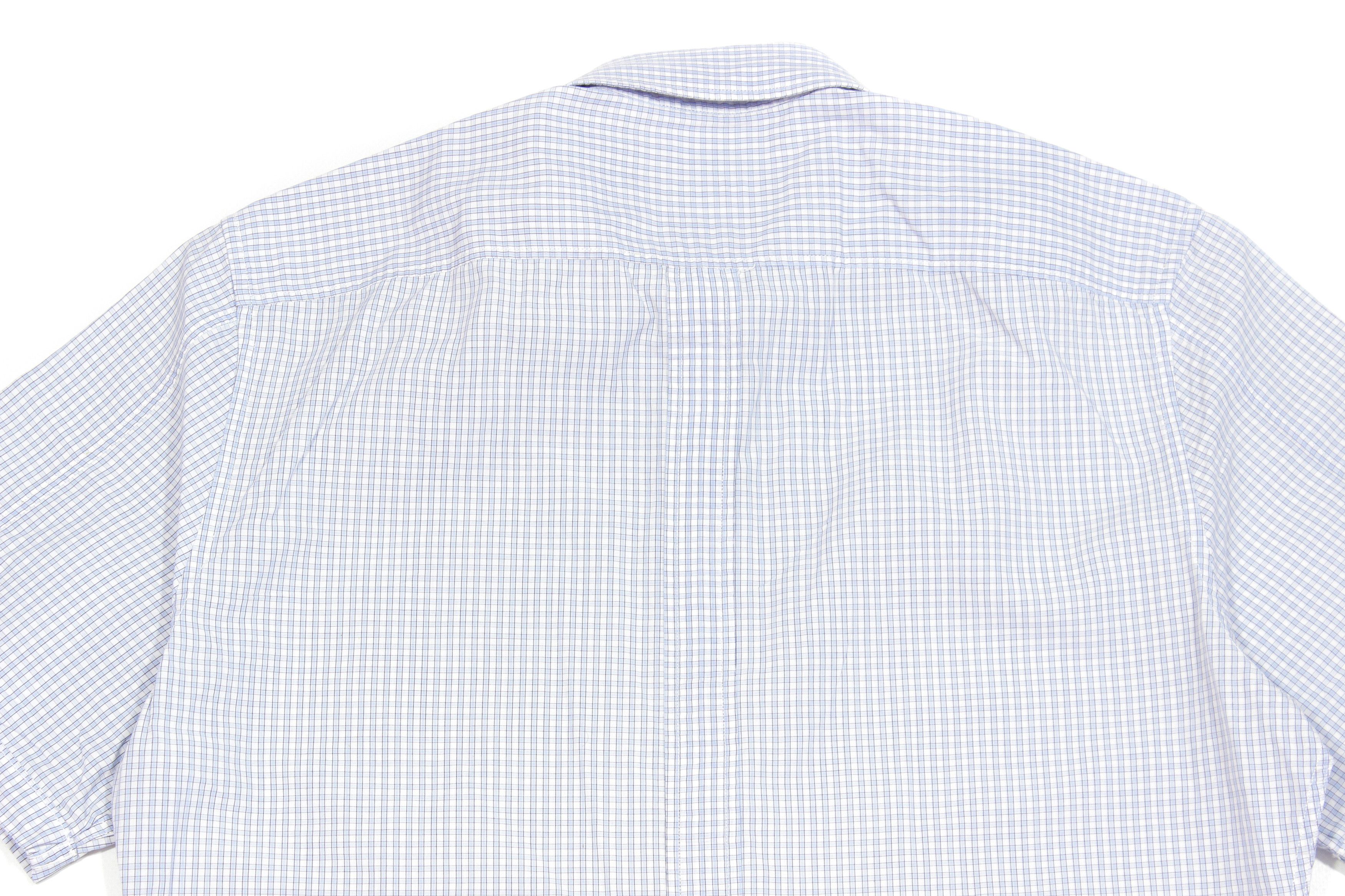 Gucci 90S Plaid Shortsleeve Dress Shirt Vintage Size US M / EU 48-50 / 2 - 4 Thumbnail