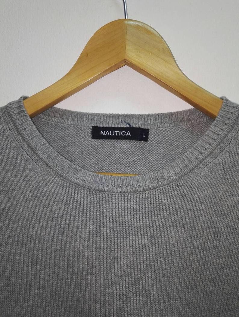 Aran Isles Knitwear Vintage NAUTICA Knitwear Block Colour (ss287) Size US XL / EU 56 / 4 - 3 Thumbnail