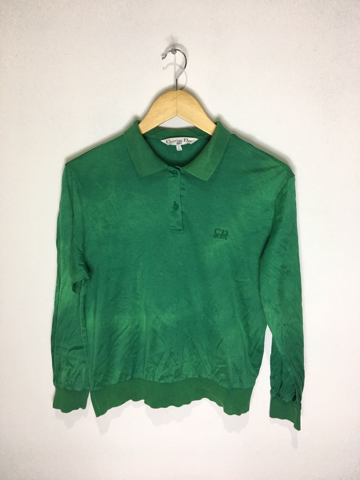 Christian Dior Monsieur × Vintage Vintage Christian Dior Sport Embroidered Polo Shirt Size US L / EU 52-54 / 3 - 2 Thumbnail