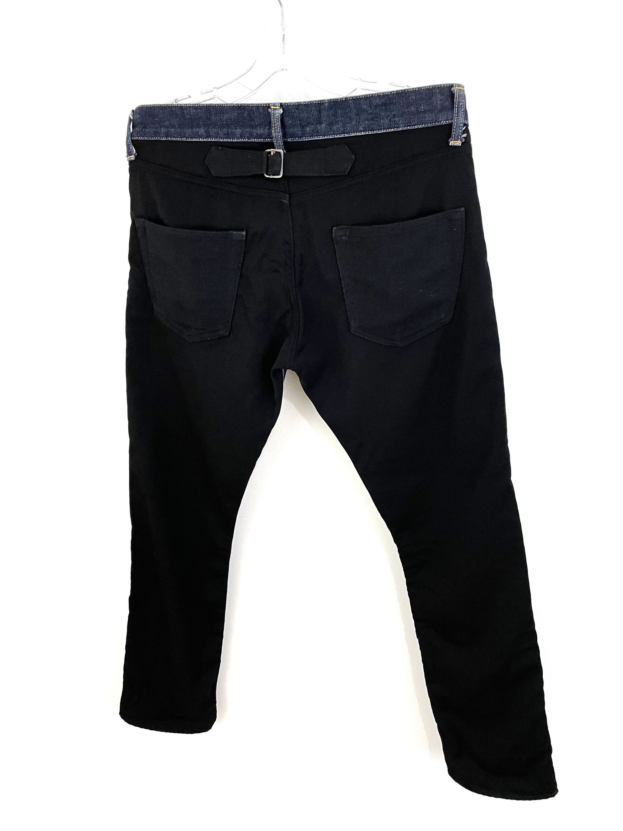Junya Watanabe 2015 Distressed Hybrid Denim Size US 33 - 8 Thumbnail