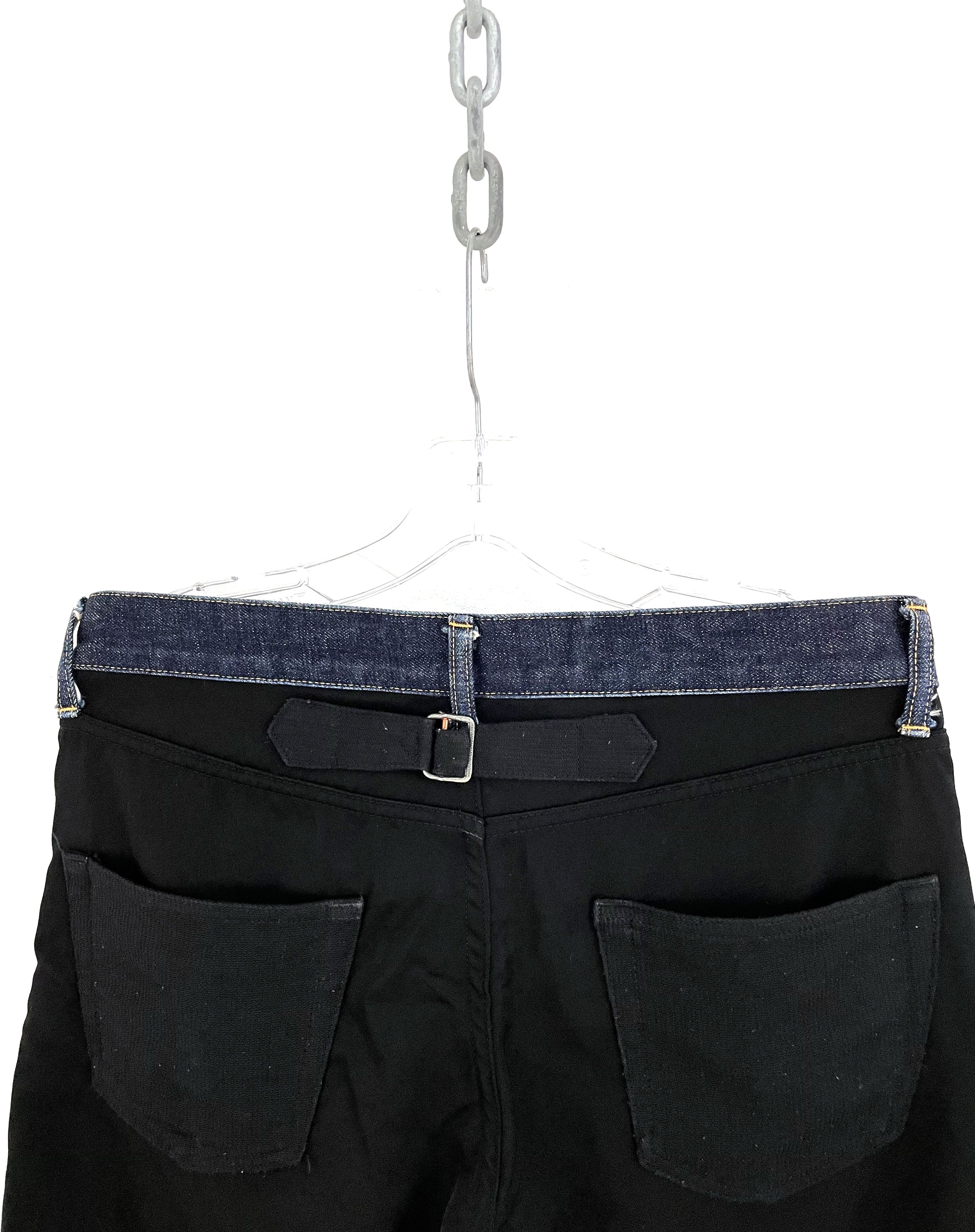 Junya Watanabe 2015 Distressed Hybrid Denim Size US 33 - 9 Thumbnail