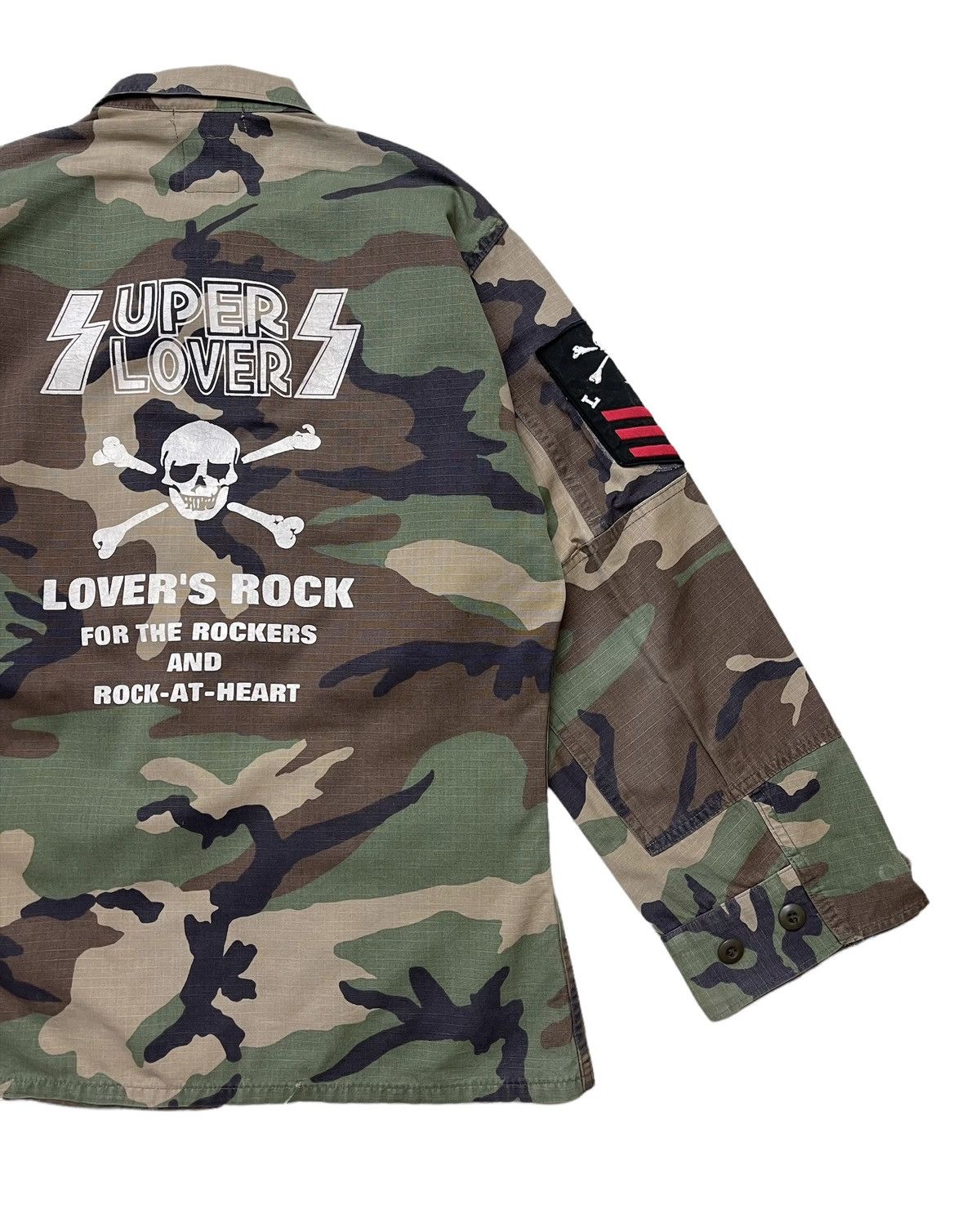 Japanese Brand RARE! Super Lovers Japan Camo Chore Jacket Size US S / EU 44-46 / 1 - 7 Thumbnail