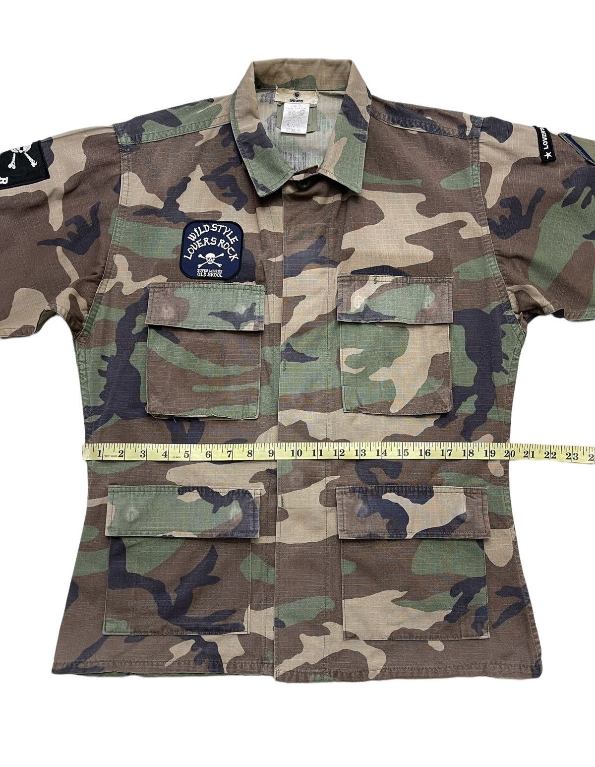 Japanese Brand RARE! Super Lovers Japan Camo Chore Jacket Size US S / EU 44-46 / 1 - 17 Thumbnail