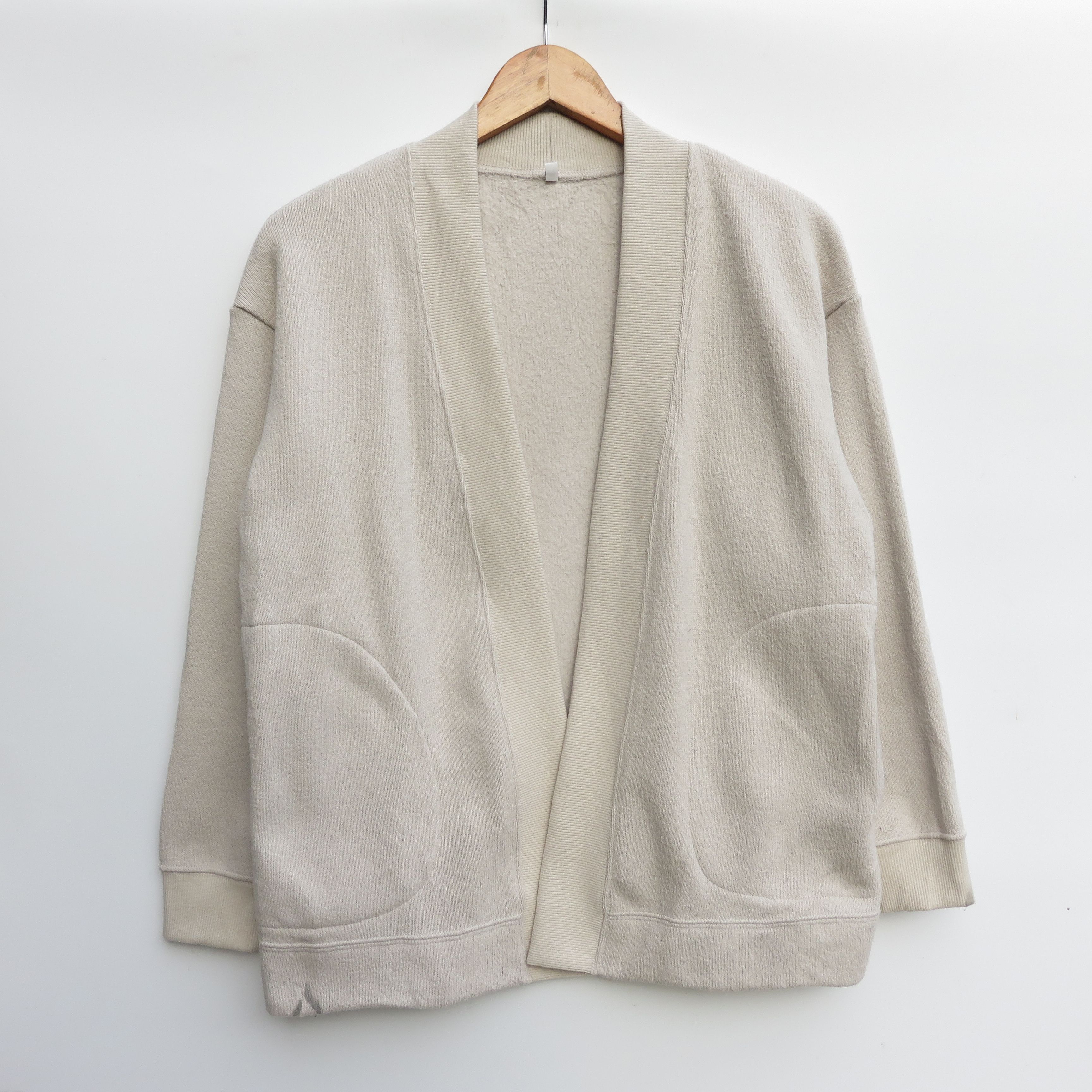 Other Fleece Cardigan Beige Minimalist Size US S / EU 44-46 / 1 - 1 Thumbnail