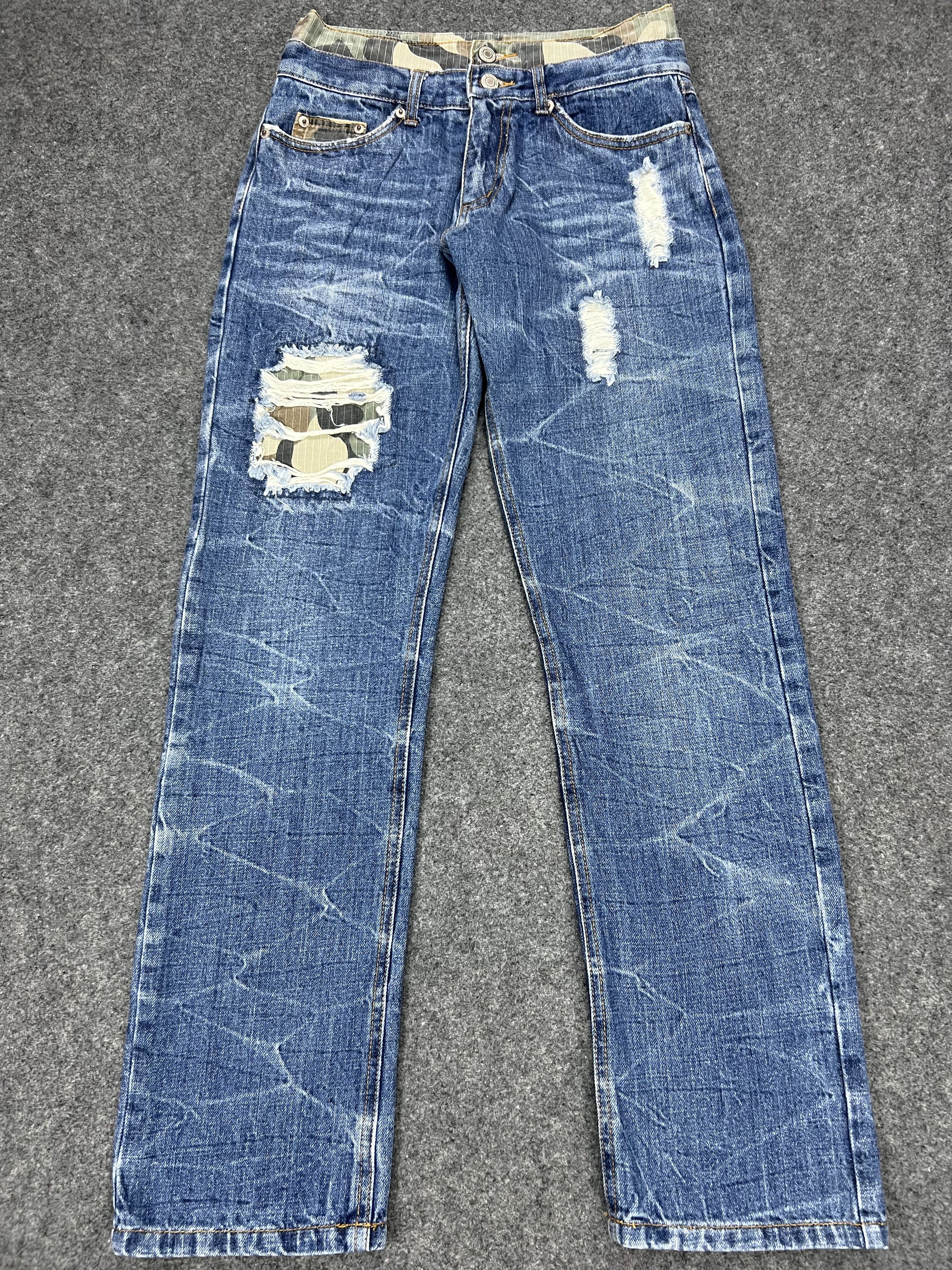 Designer × Japanese Brand Playchess Double Waist Camo Size US 30 / EU 46 - 2 Thumbnail