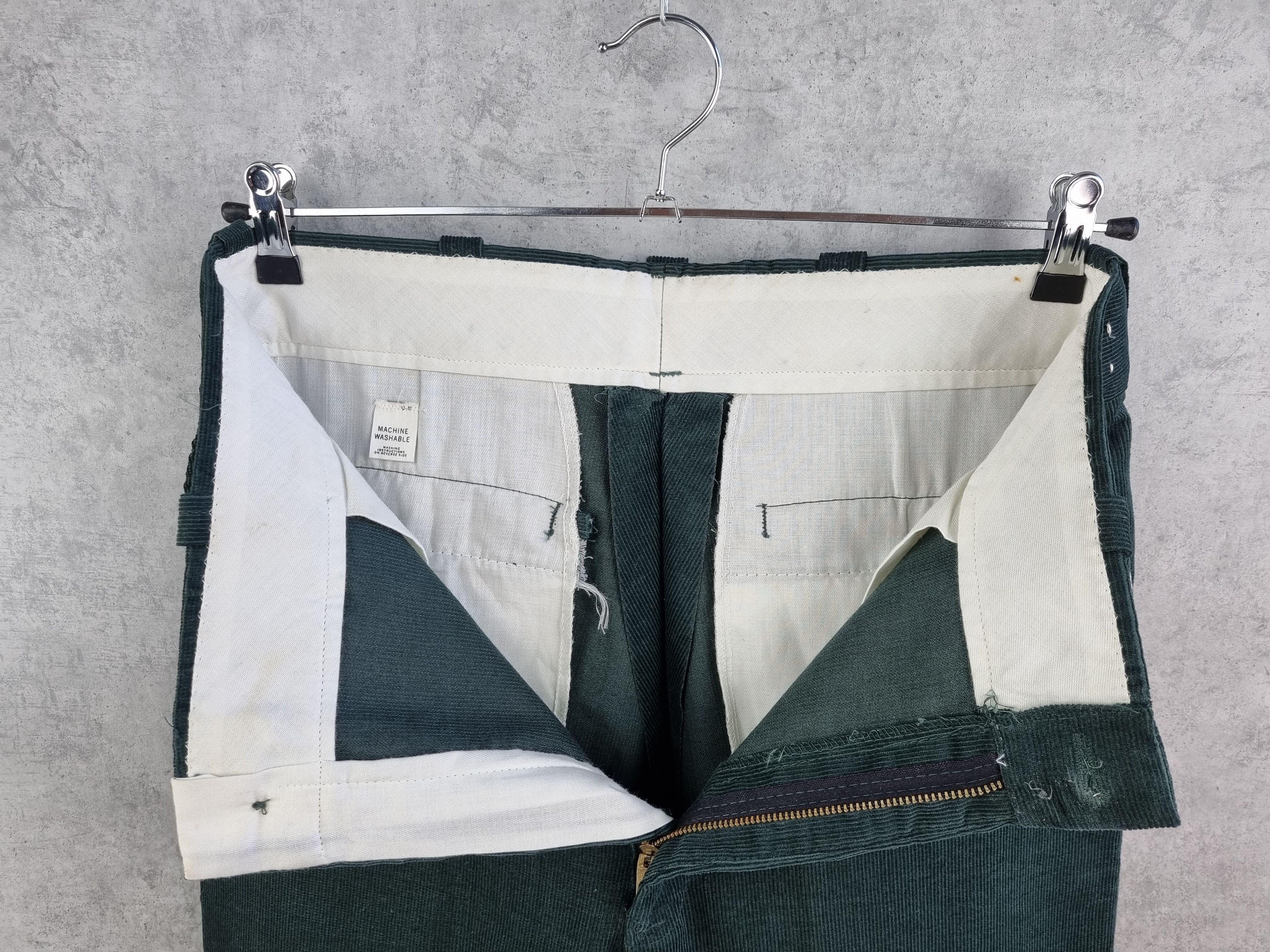 Vintage 60s Rare Corduroy Pants made in USA Scovill Zip Size US 32 / EU 48 - 7 Thumbnail