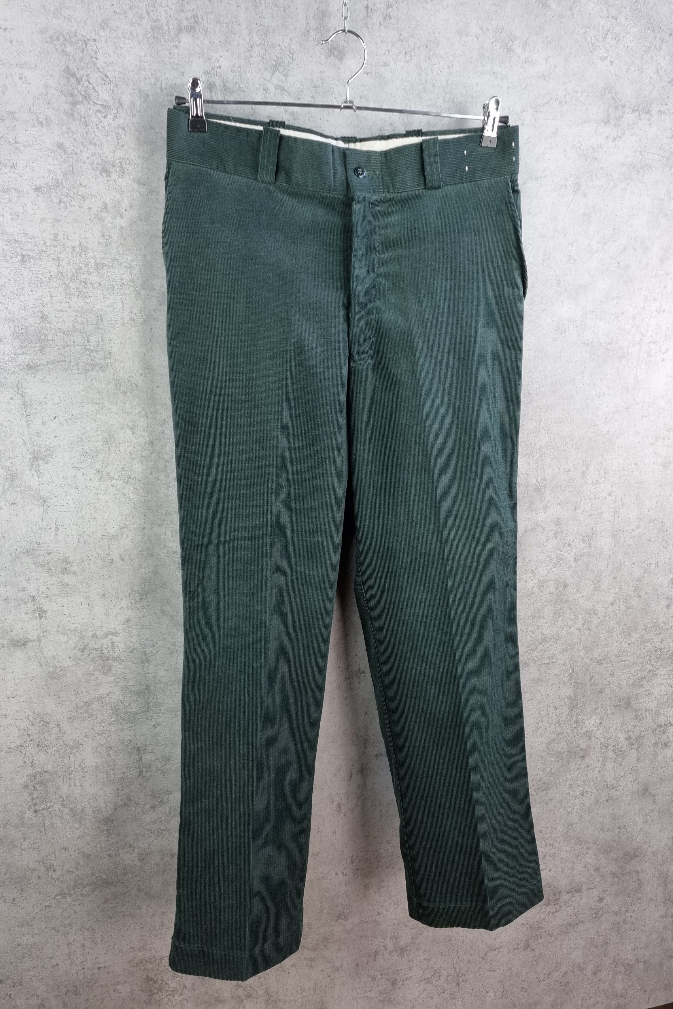 Vintage 60s Rare Corduroy Pants made in USA Scovill Zip Size US 32 / EU 48 - 2 Thumbnail