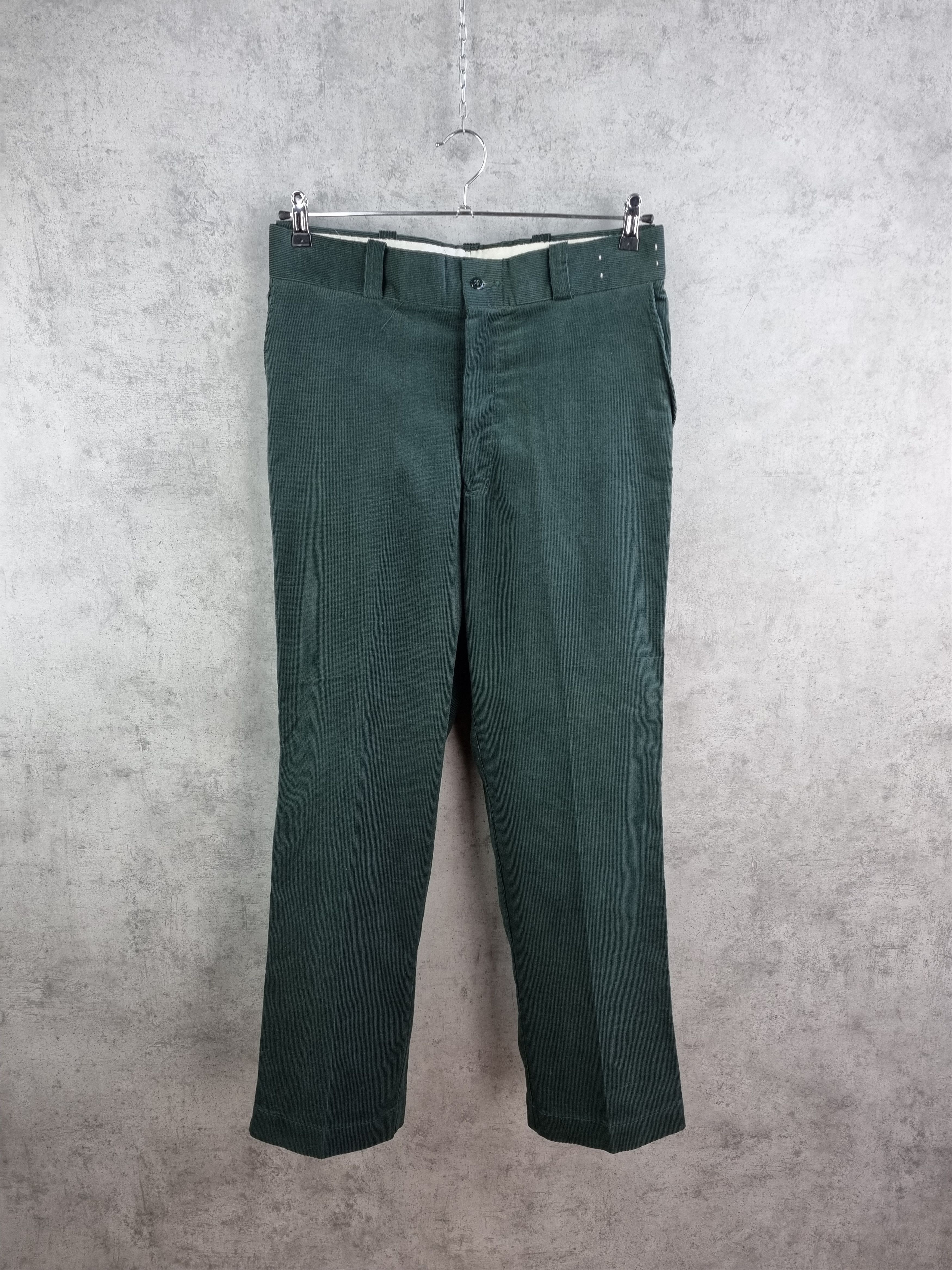 Vintage 60s Rare Corduroy Pants made in USA Scovill Zip Size US 32 / EU 48 - 3 Thumbnail