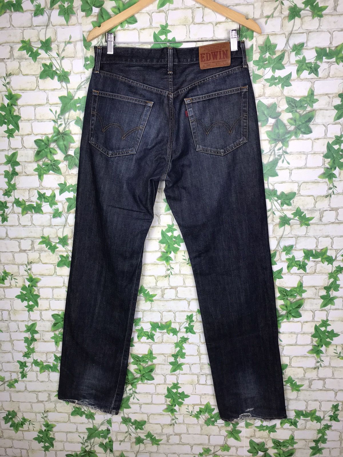 Edwin × Japanese Brand × Vintage rare design Vintage edwin jeans Edwin size 31 Edwin 503 Size US 31 - 2 Thumbnail