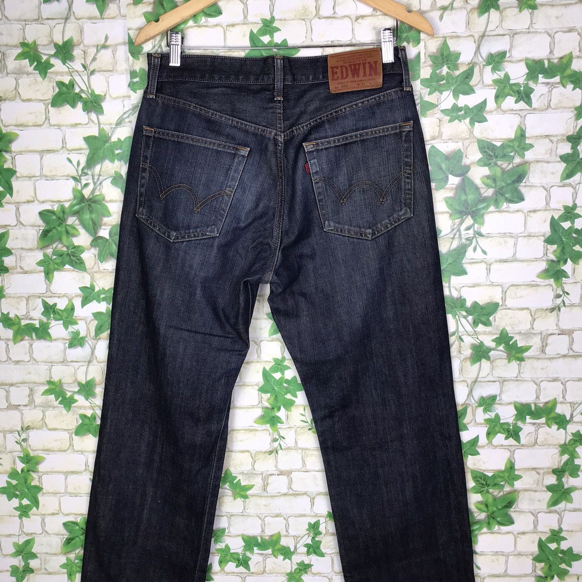 Edwin × Japanese Brand × Vintage rare design Vintage edwin jeans Edwin size 31 Edwin 503 Size US 31 - 5 Thumbnail