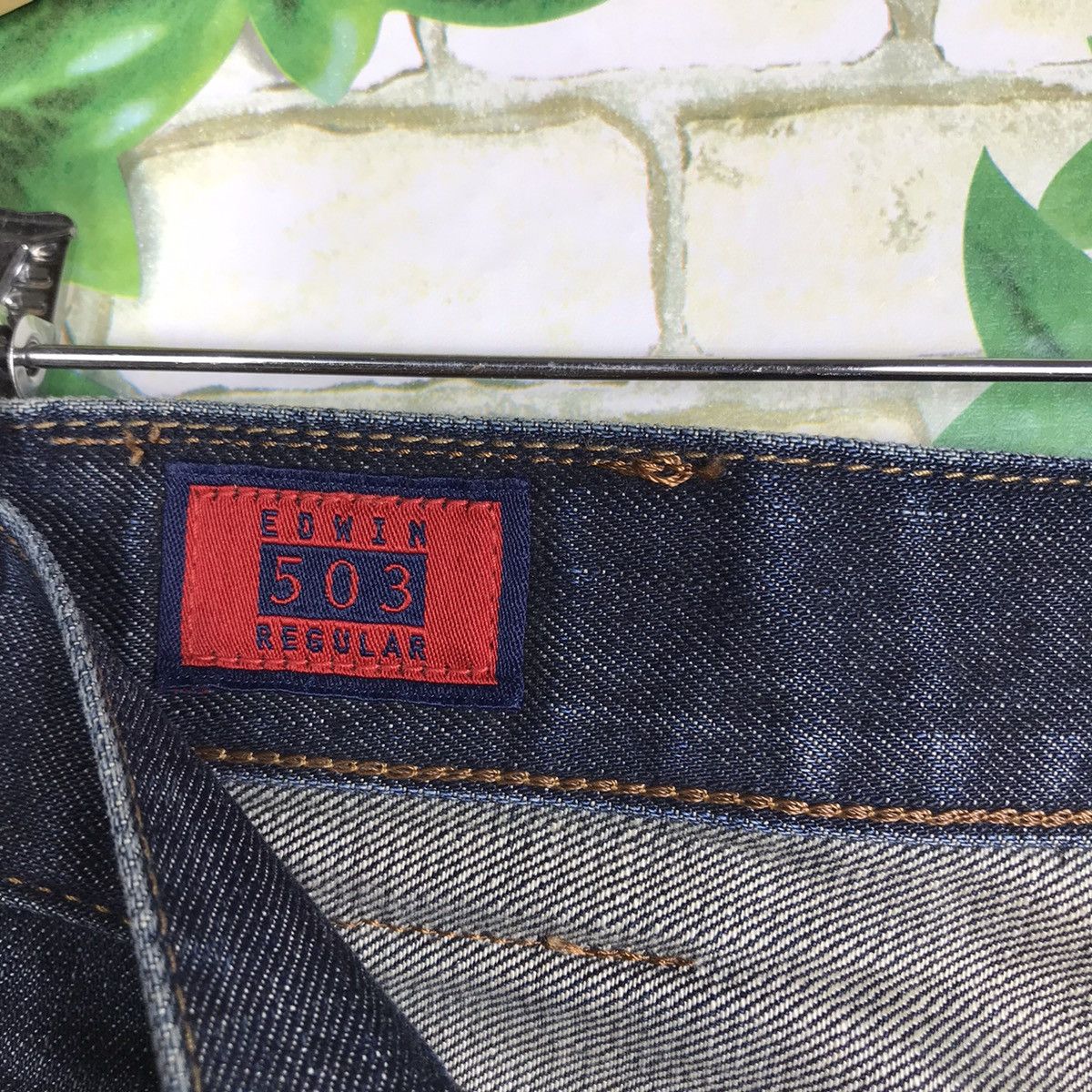 Edwin × Japanese Brand × Vintage rare design Vintage edwin jeans Edwin size 31 Edwin 503 Size US 31 - 6 Thumbnail