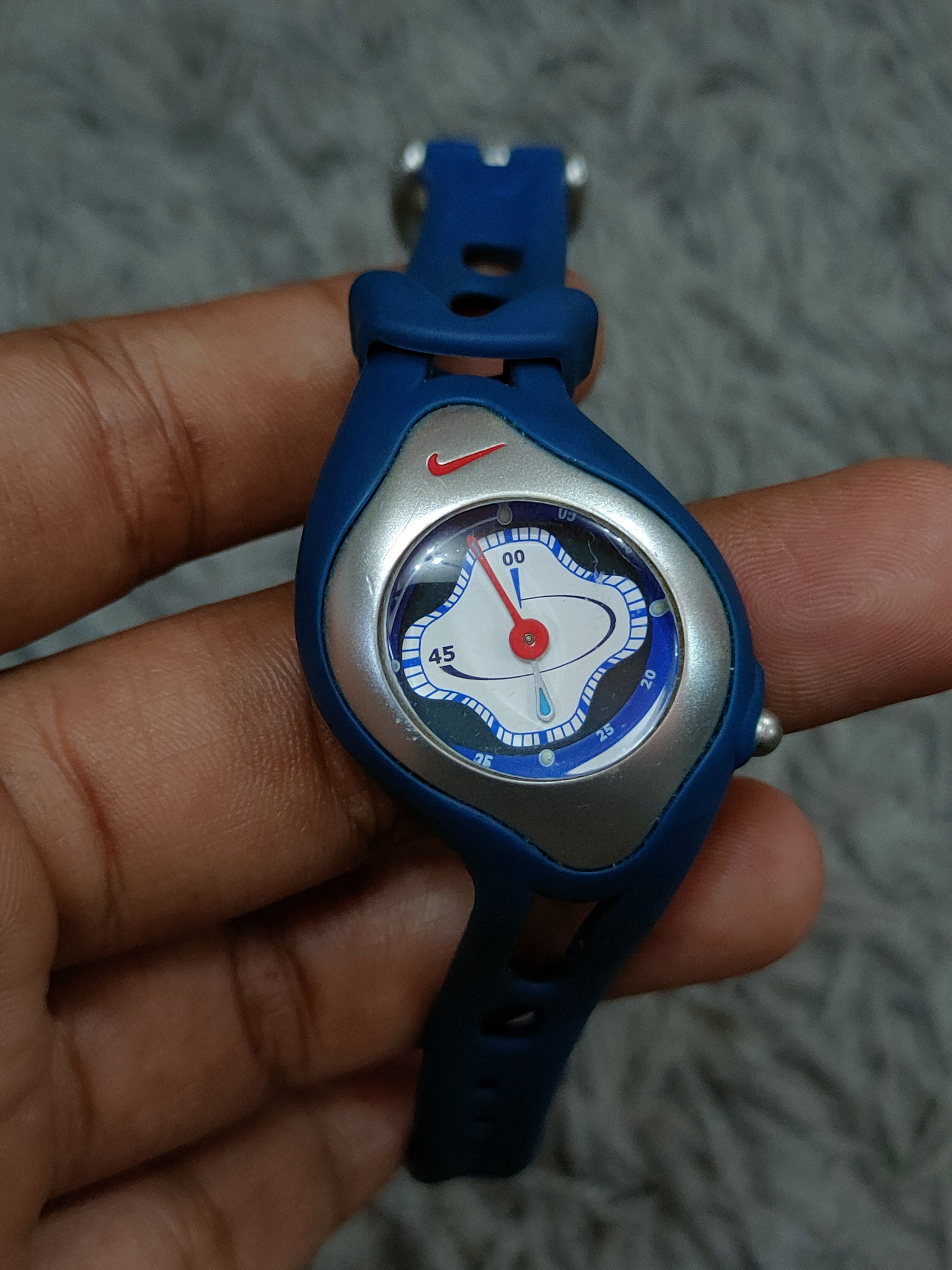 image of Nike Sport Watch Vintage For Ladies in Blue, Women's