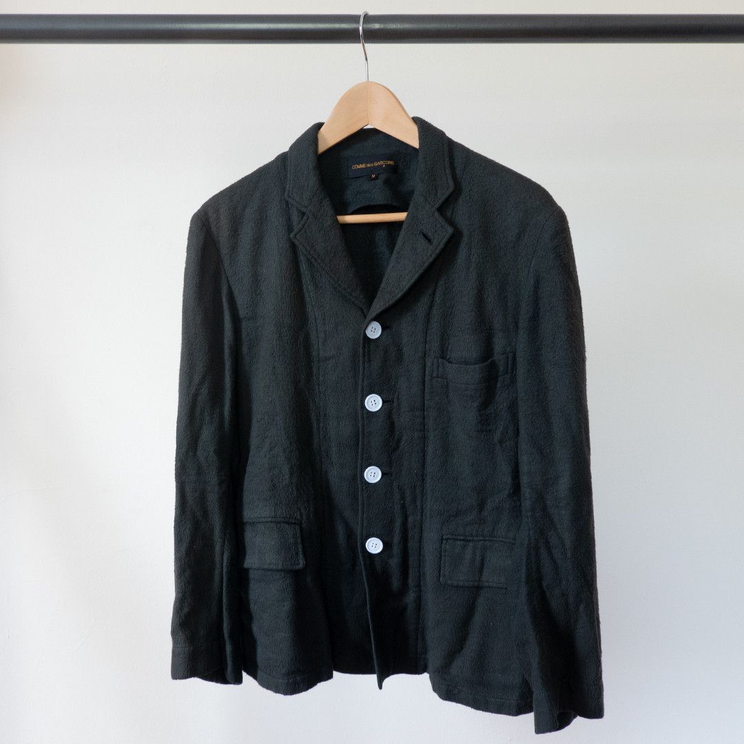 Comme des Garcons AD1994 Cropped Rayon Blend Jacket Size M / US 6-8 / IT 42-44 - 1 Thumbnail