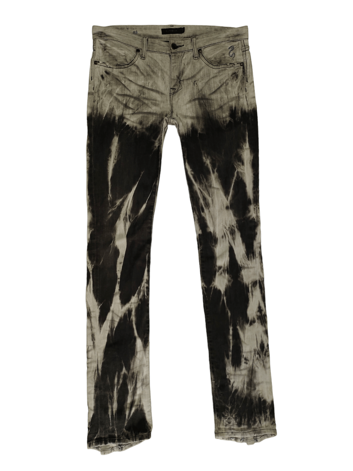 CIVARIZE Civarize Japan Acid Wash Charcoal Jeans Zipper Hem Slim Fit Size US 32 / EU 48 - 1 Thumbnail