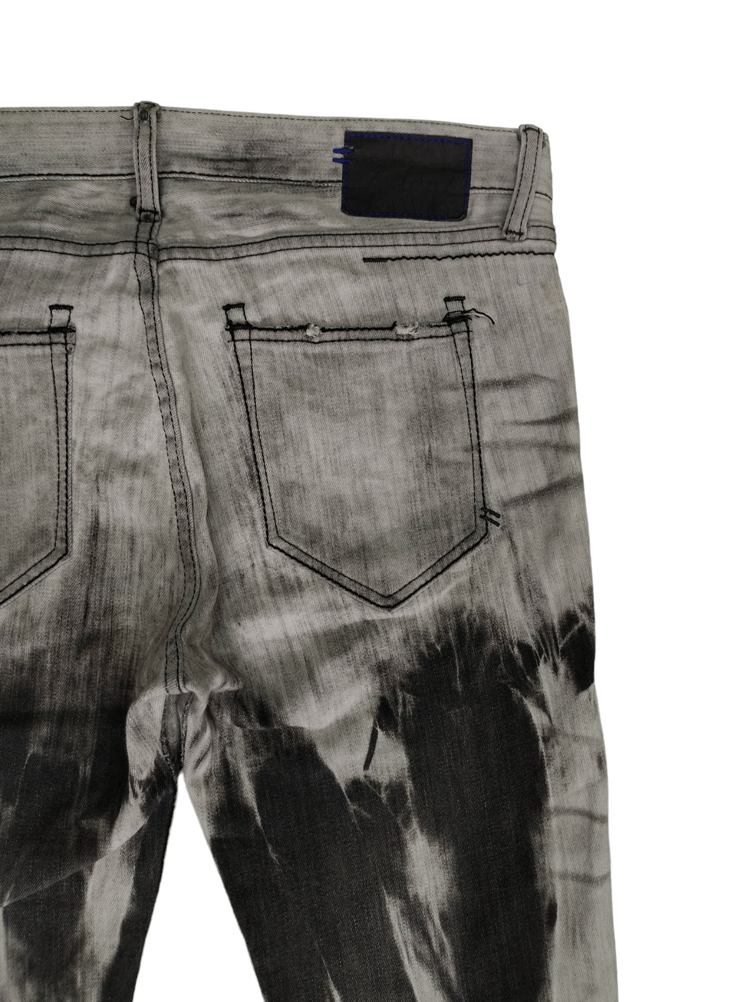CIVARIZE Civarize Japan Acid Wash Charcoal Jeans Zipper Hem Slim Fit Size US 32 / EU 48 - 11 Thumbnail