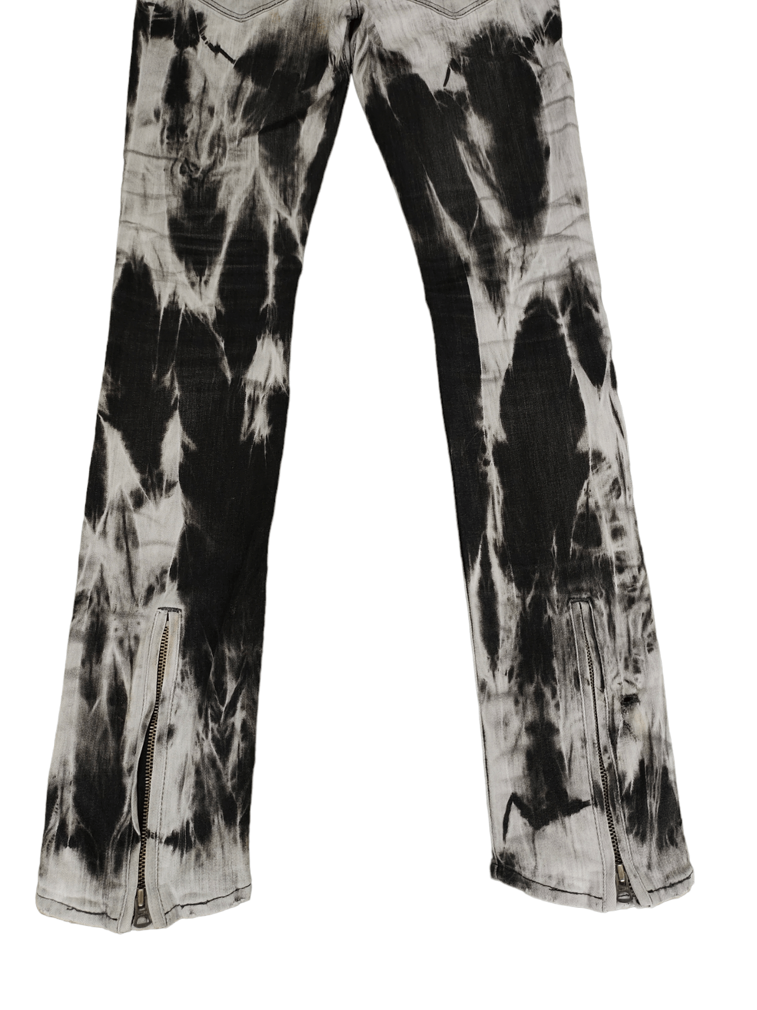 CIVARIZE Civarize Japan Acid Wash Charcoal Jeans Zipper Hem Slim Fit Size US 32 / EU 48 - 13 Thumbnail