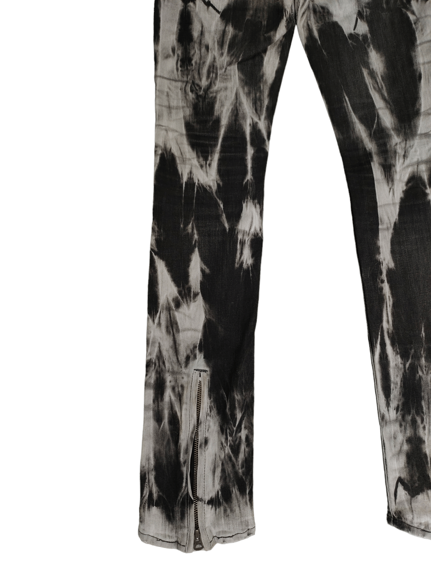 CIVARIZE Civarize Japan Acid Wash Charcoal Jeans Zipper Hem Slim Fit Size US 32 / EU 48 - 15 Thumbnail